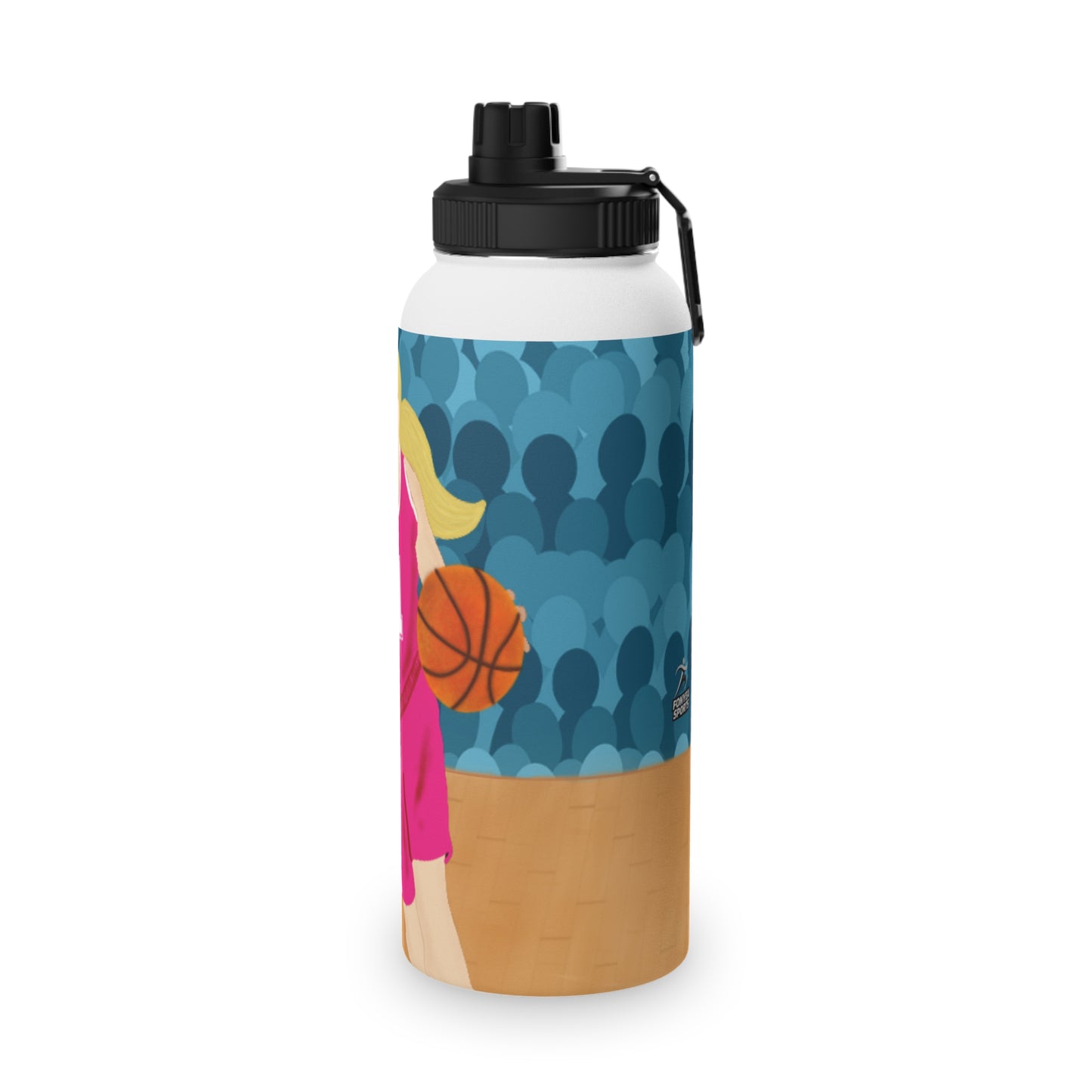 Fonyea Sports Basketball Girl Stainless Steel Water Bottle