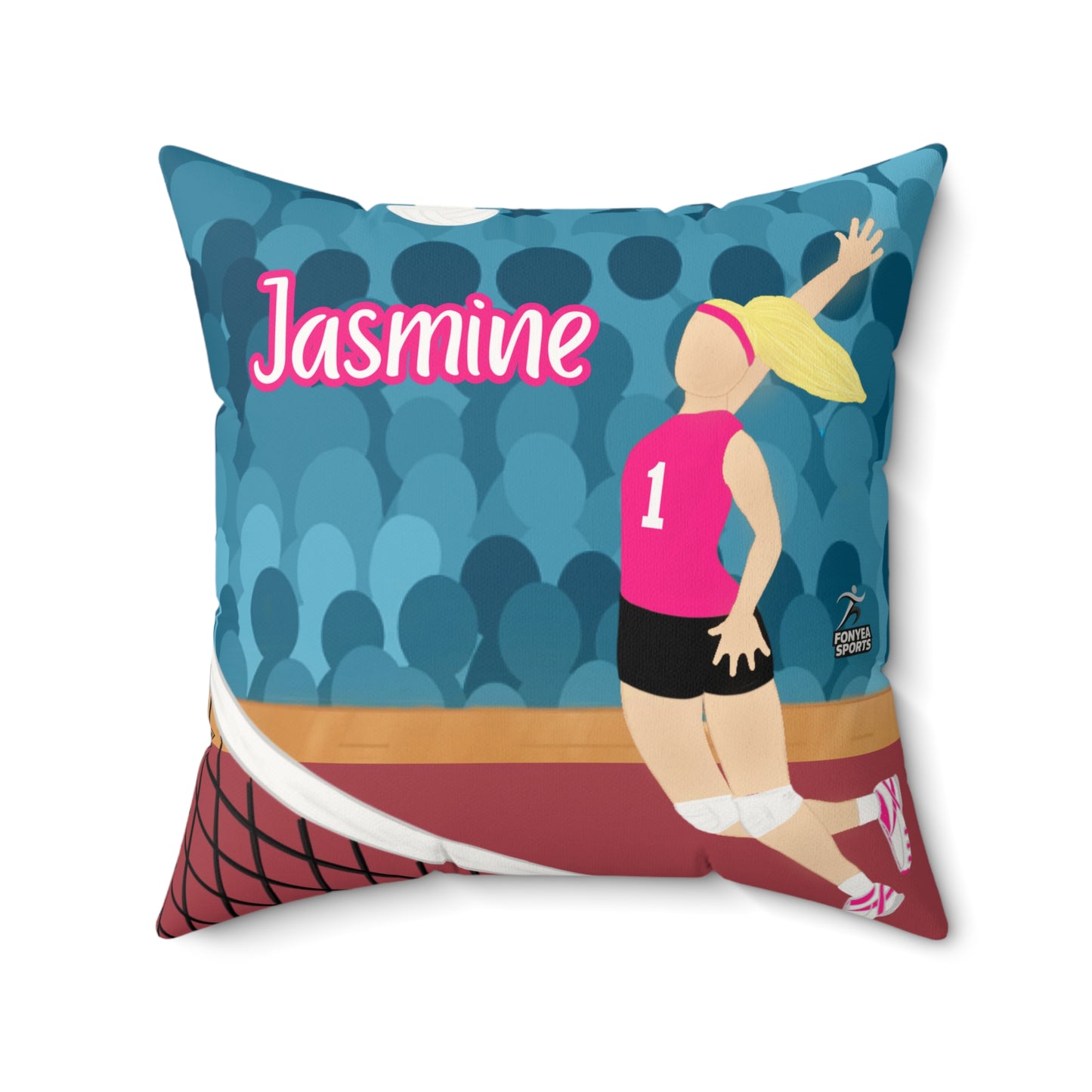 Fonyea Sports Volleyball Girl Pillow