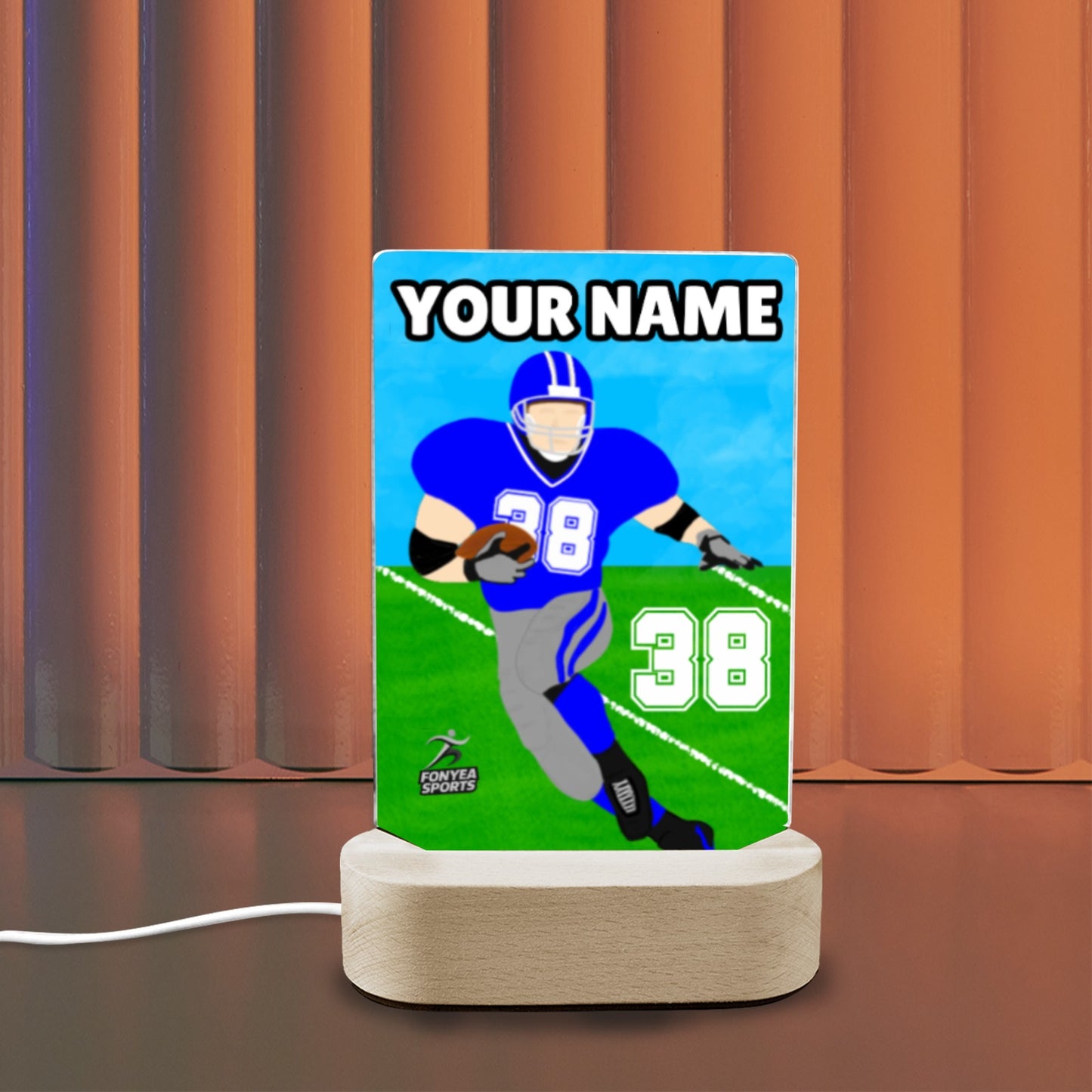 Fonyea Sports Football Acrylic LED Night Light