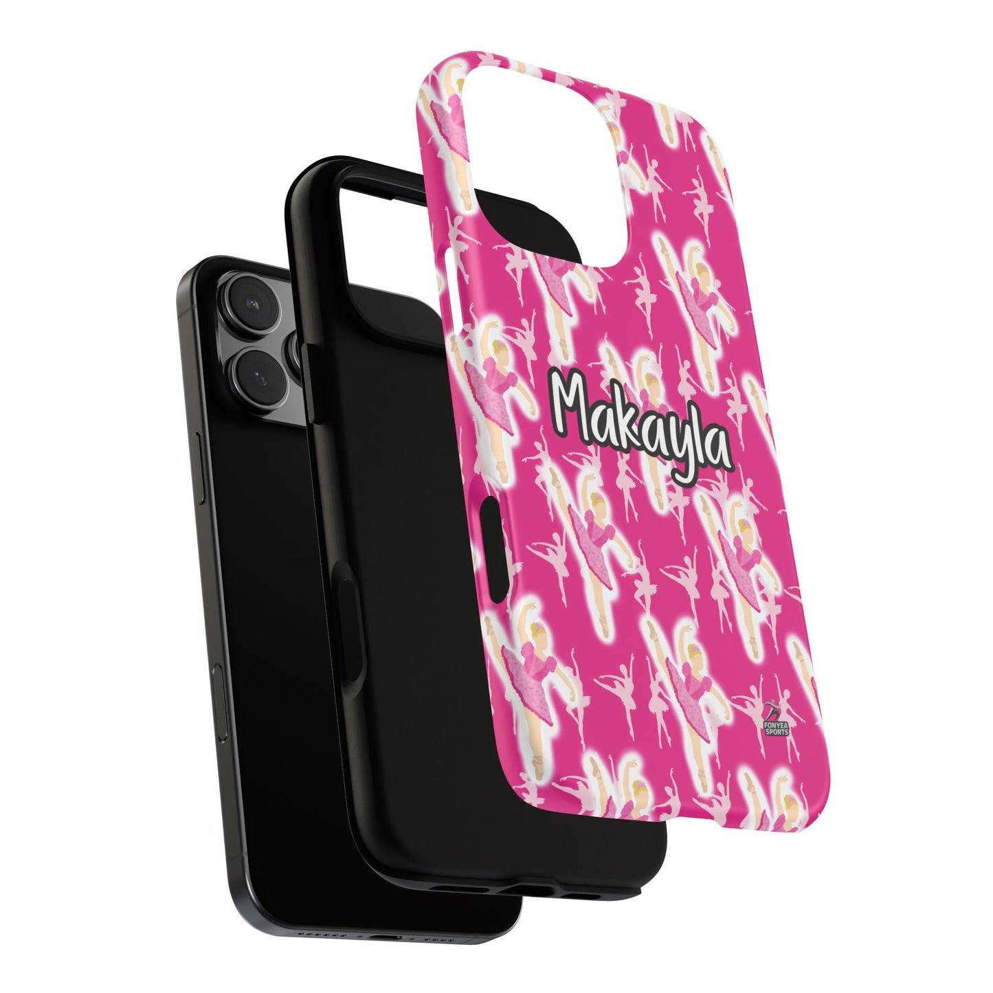 Personalized Ballerina Dancer Tough Phone Case, Fonyea Sports