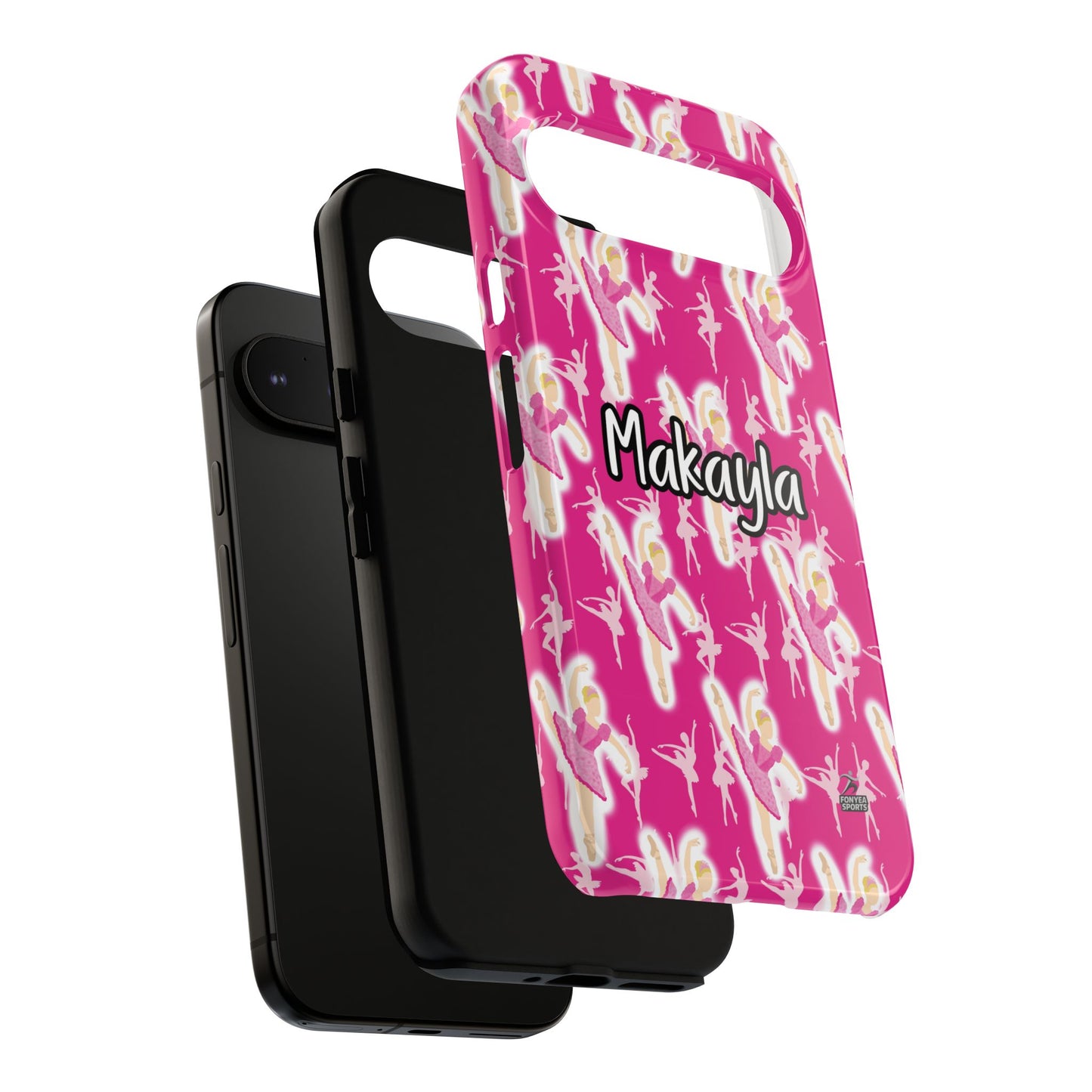 Personalized Ballerina Dancer Tough Phone Case, Fonyea Sports