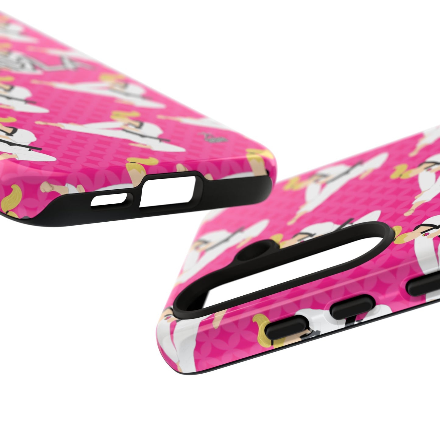 Personalized Martial Arts Taekwondo Karate Girl Tough Phone Case, Fonyea Sports