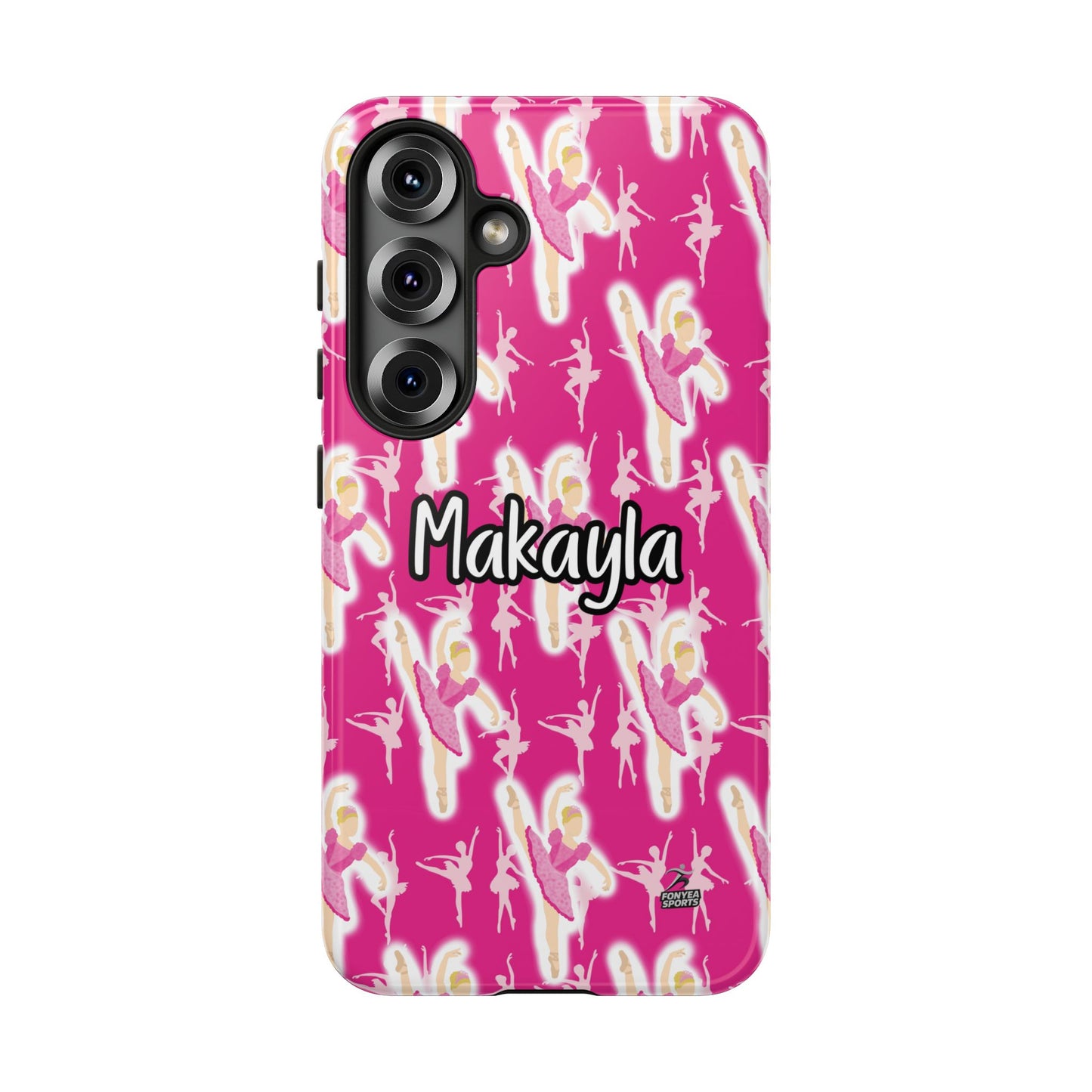 Personalized Ballerina Dancer Tough Phone Case, Fonyea Sports