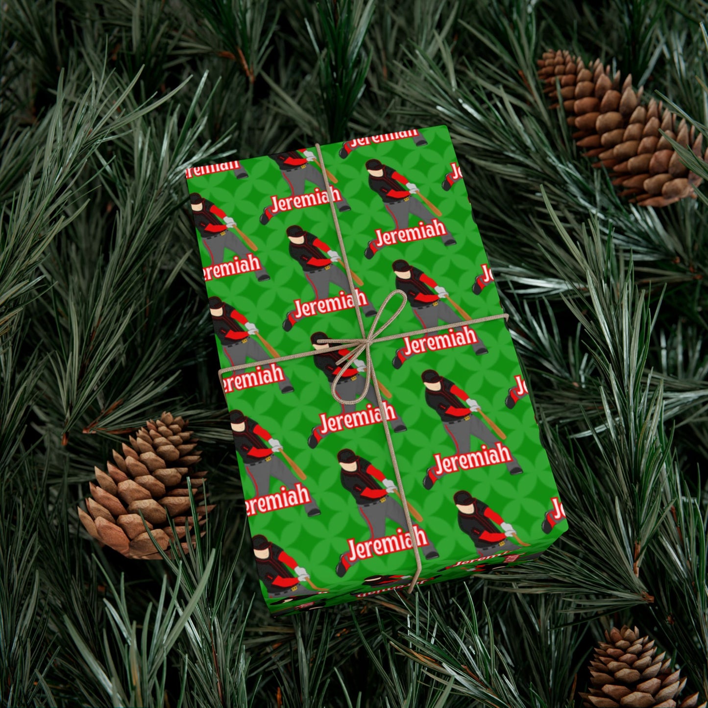Personalized Baseball Wrapping Paper, Fonyea Sports