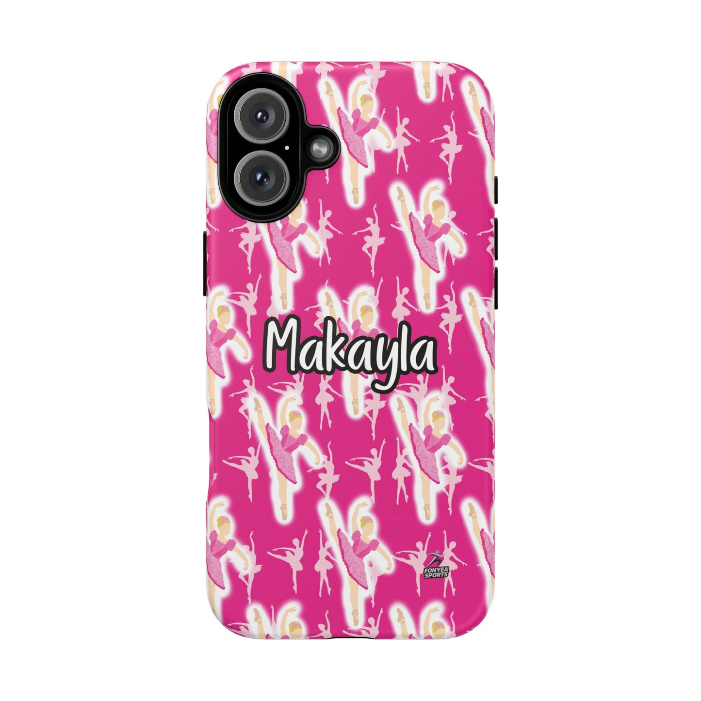 Personalized Ballerina Dancer Tough Phone Case, Fonyea Sports