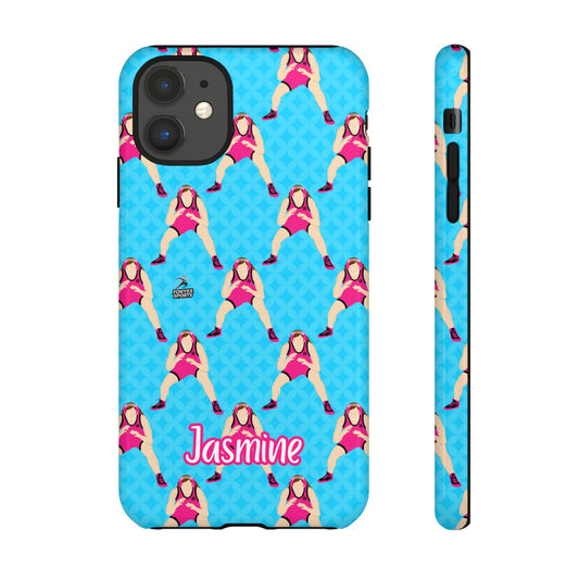 Personalized Wrestler Girl Tough Phone Case, Fonyea Sports