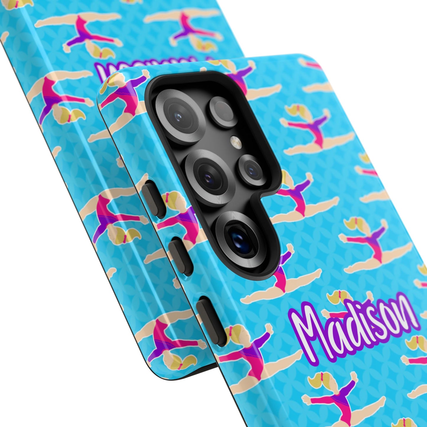 Personalized Gymnast BlueTough Phone Case, Fonyea Sports