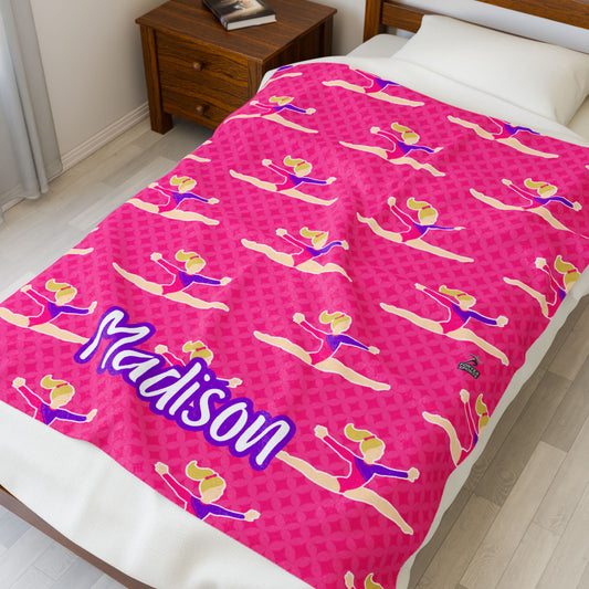 Fonyea Sports Pink Gymnast Blanket (Three Sizes)