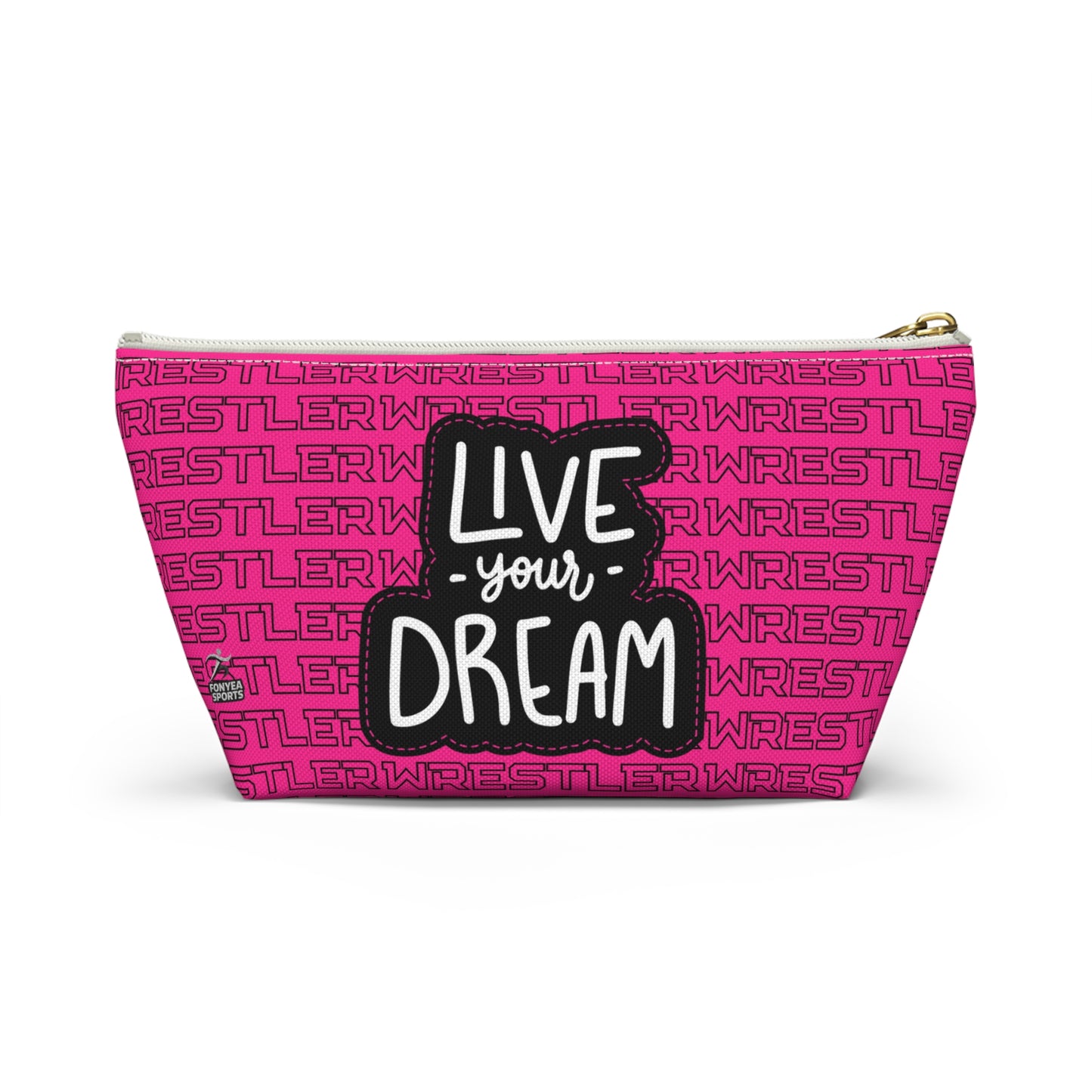 Fonyea Sports Wrestler Girl Accessory Makeup Pouch Bag