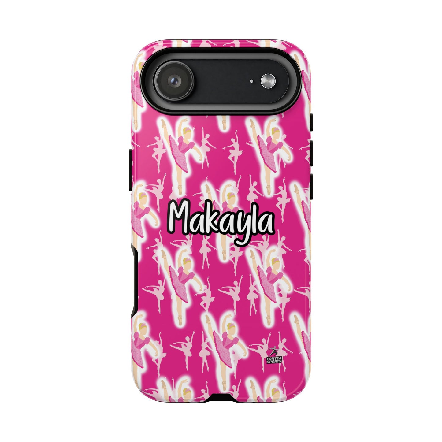 Personalized Ballerina Dancer Tough Phone Case, Fonyea Sports