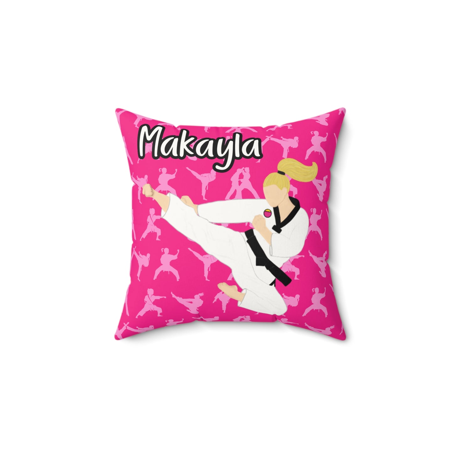 Fonyea Sports Martial Arts Girl Pillow