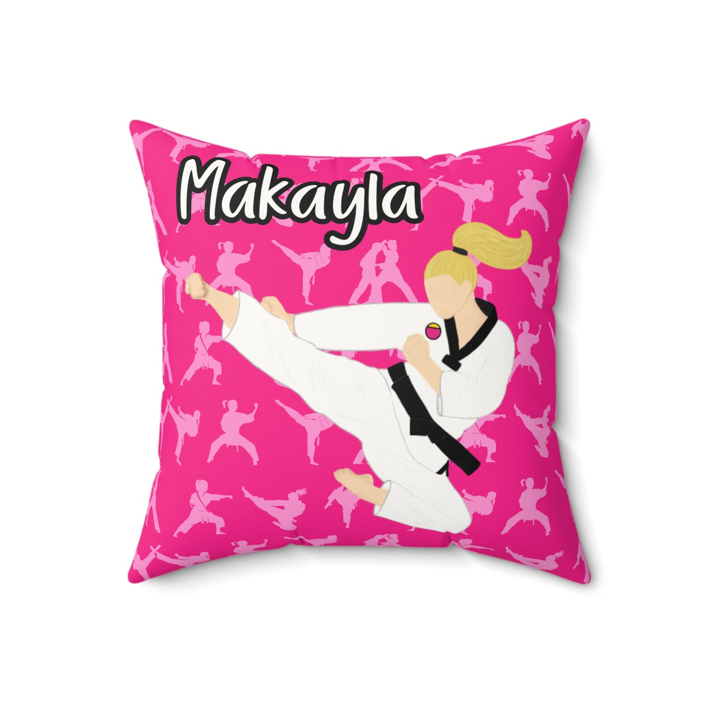 Fonyea Sports Martial Arts Girl Pillow