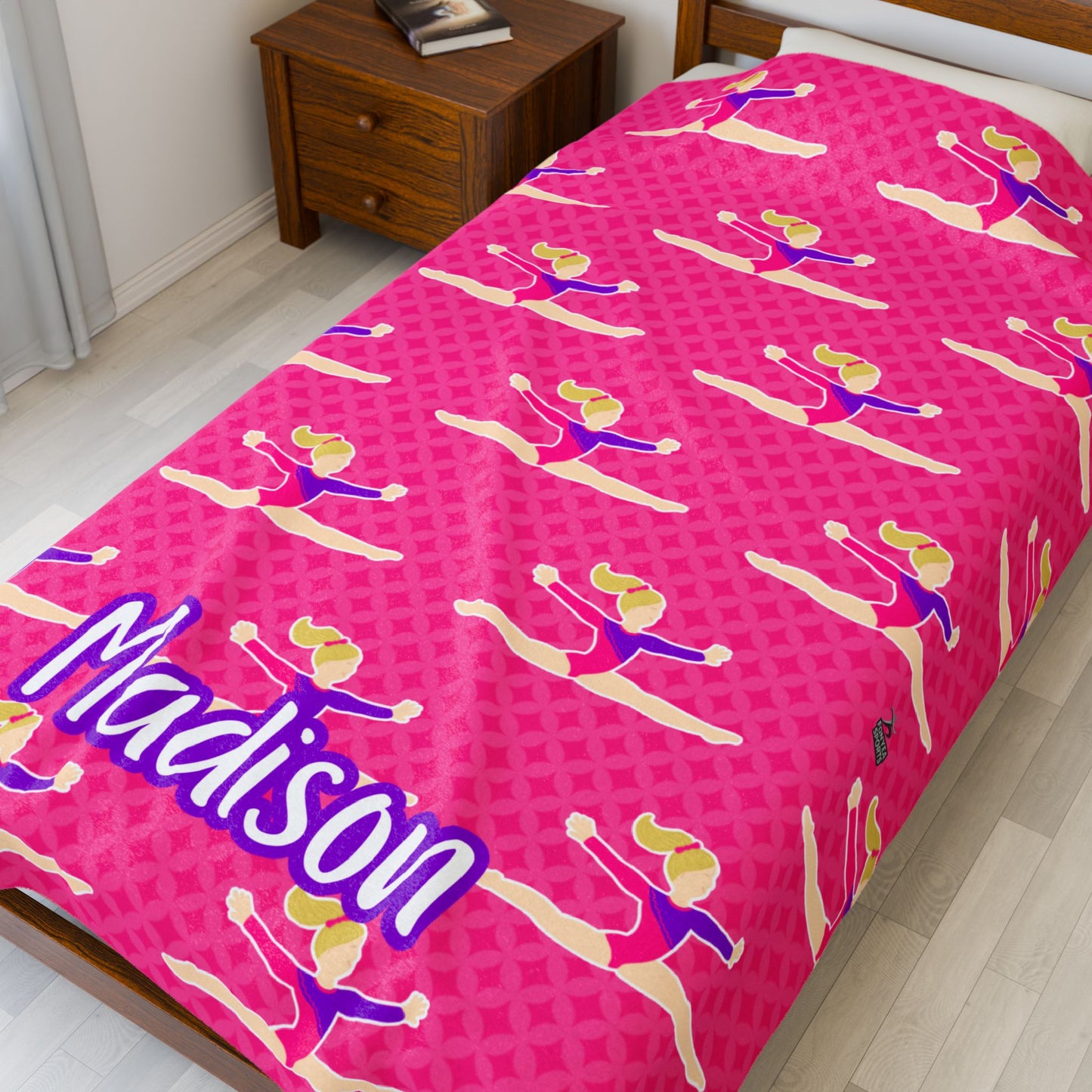 Fonyea Sports Pink Gymnast Blanket (Three Sizes)