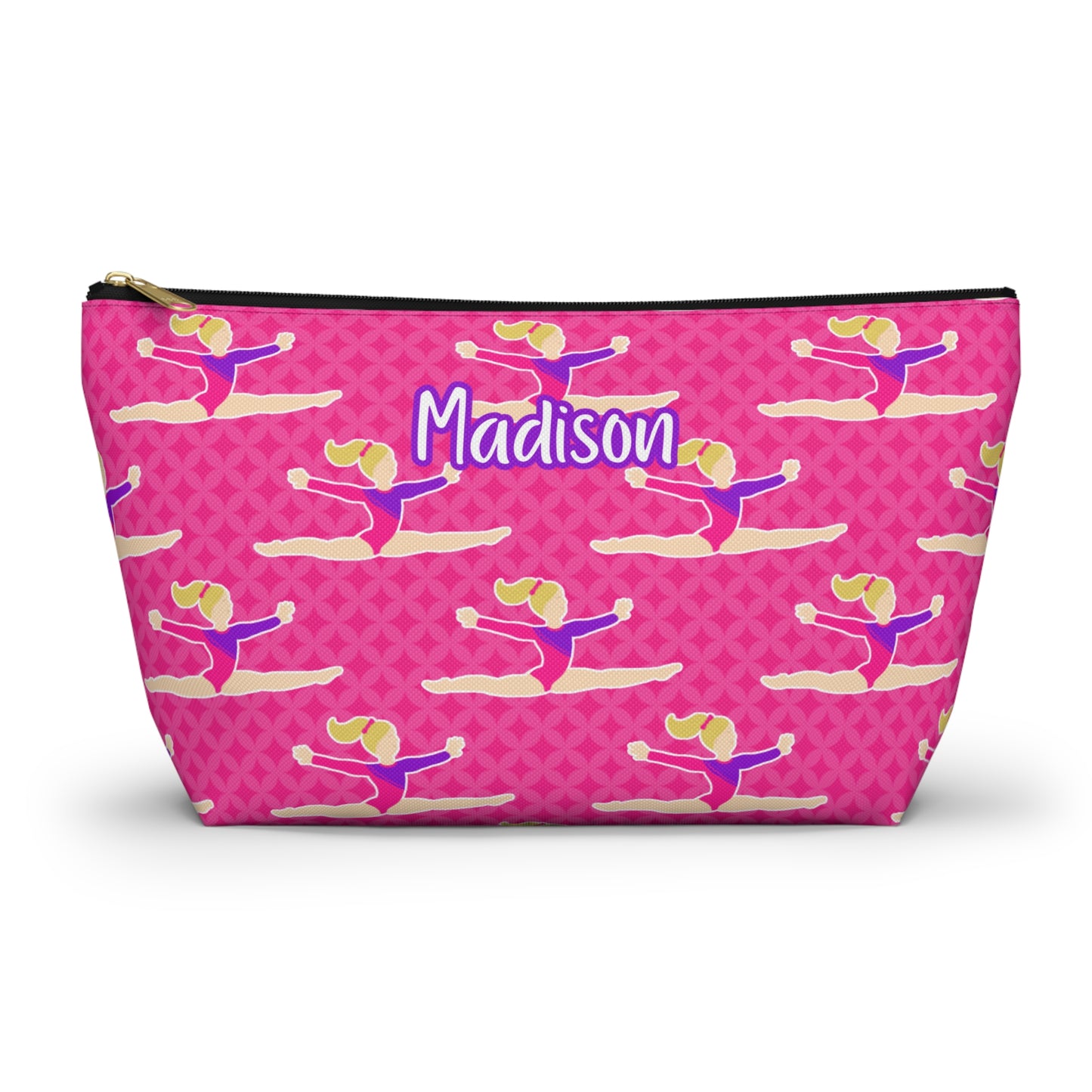 Fonyea Sports Gymnast Pink Accessory Makeup Pouch Bag