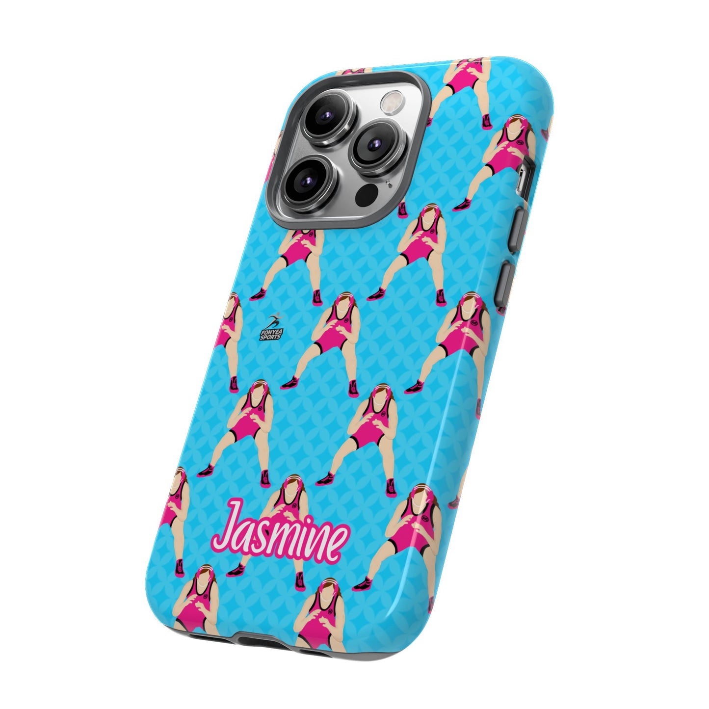 Personalized Wrestler Girl Tough Phone Case, Fonyea Sports