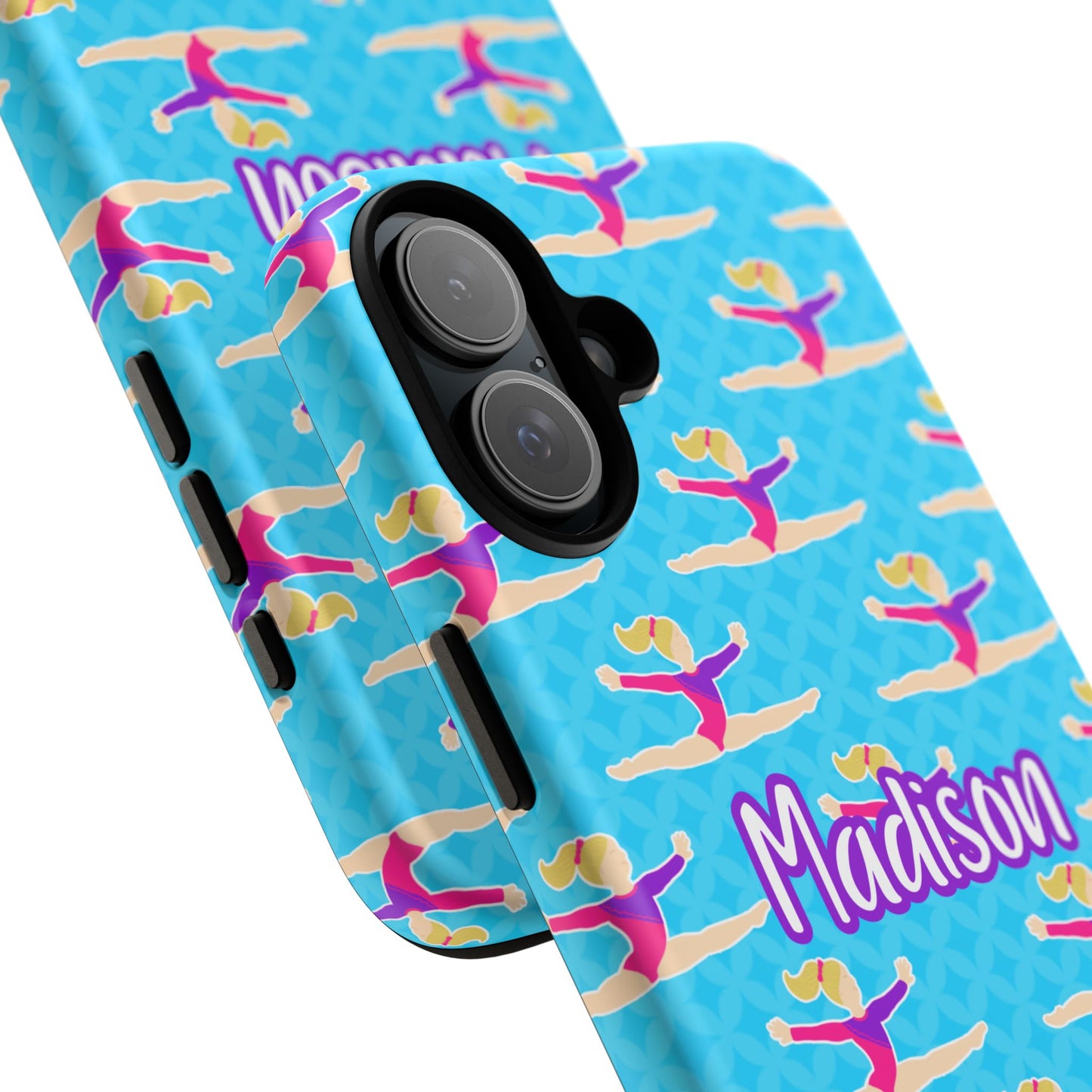 Personalized Gymnast BlueTough Phone Case, Fonyea Sports