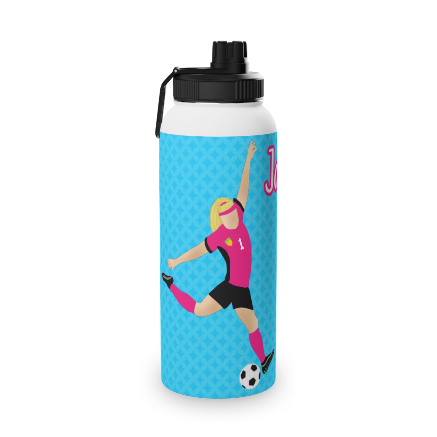 Fonyea Sports Soccer Girl Stainless Steel Water Bottle