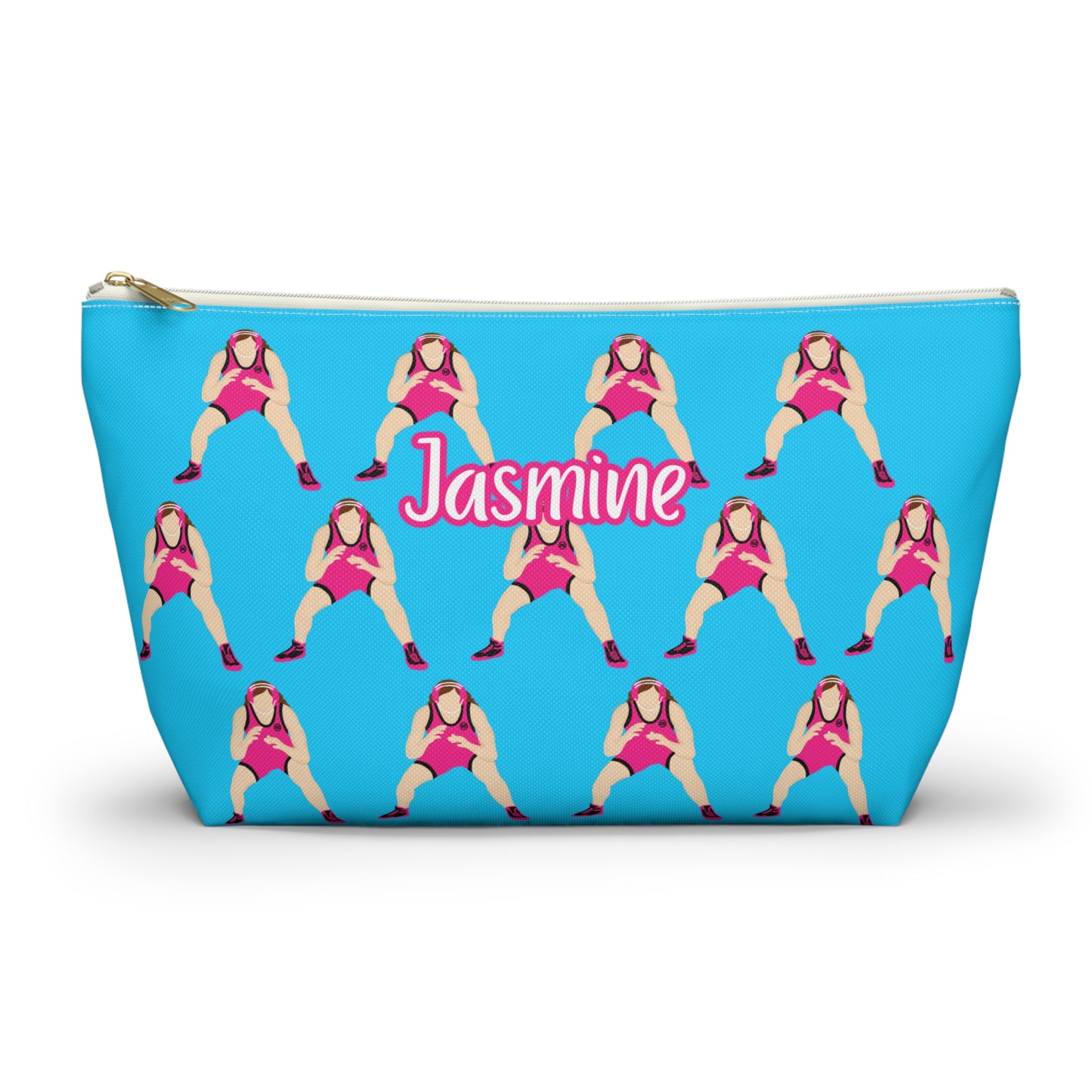 Fonyea Sports Wrestler Girl Accessory Makeup Pouch Bag