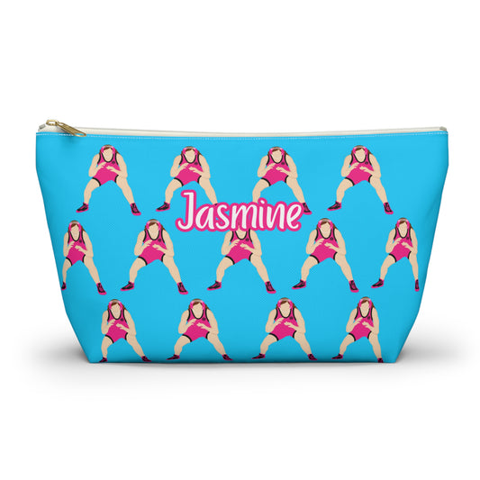 Fonyea Sports Wrestler Girl Accessory Makeup Pouch Bag