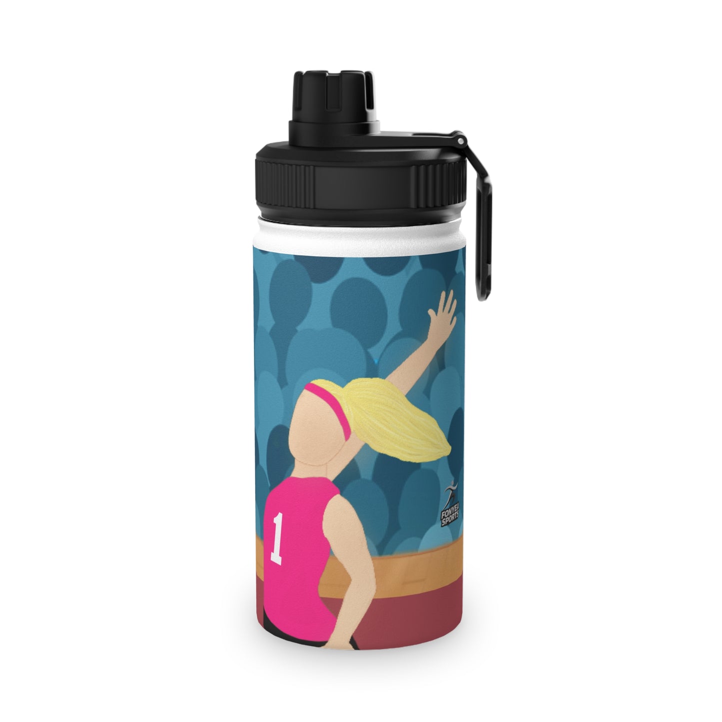 Fonyea Sports Volleyball Stainless Steel Water Bottle