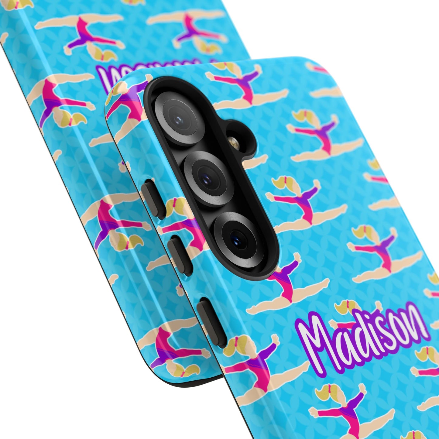 Personalized Gymnast BlueTough Phone Case, Fonyea Sports