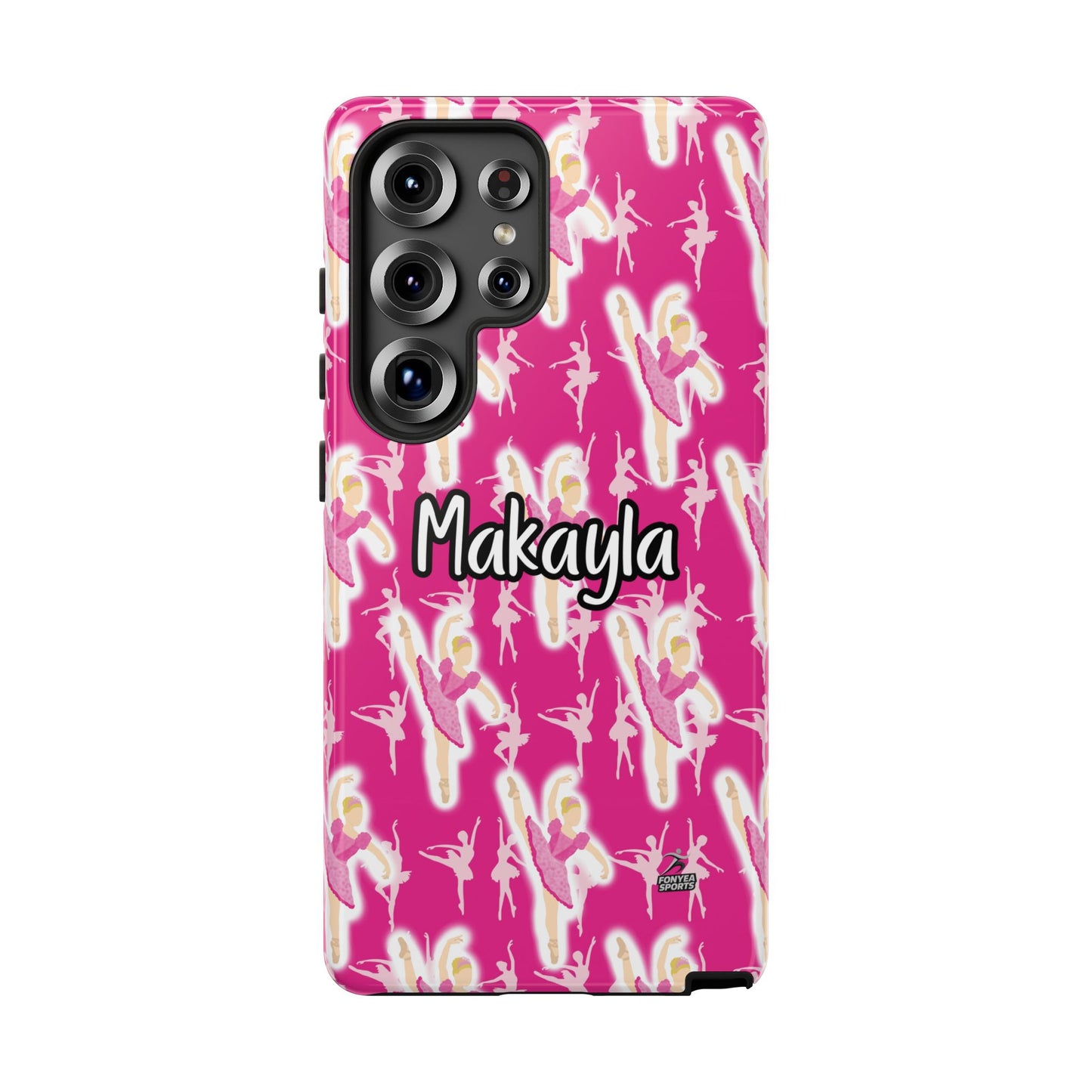 Personalized Ballerina Dancer Tough Phone Case, Fonyea Sports