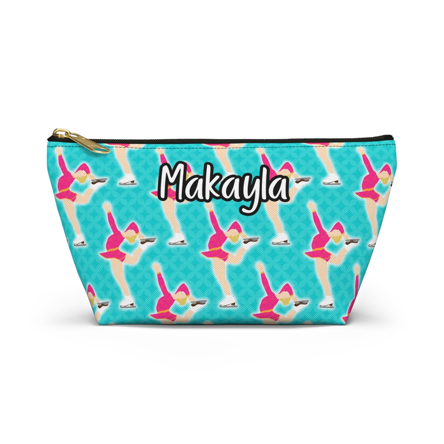 Fonyea Sports Figure Skater Accessory Makeup Pouch Bag