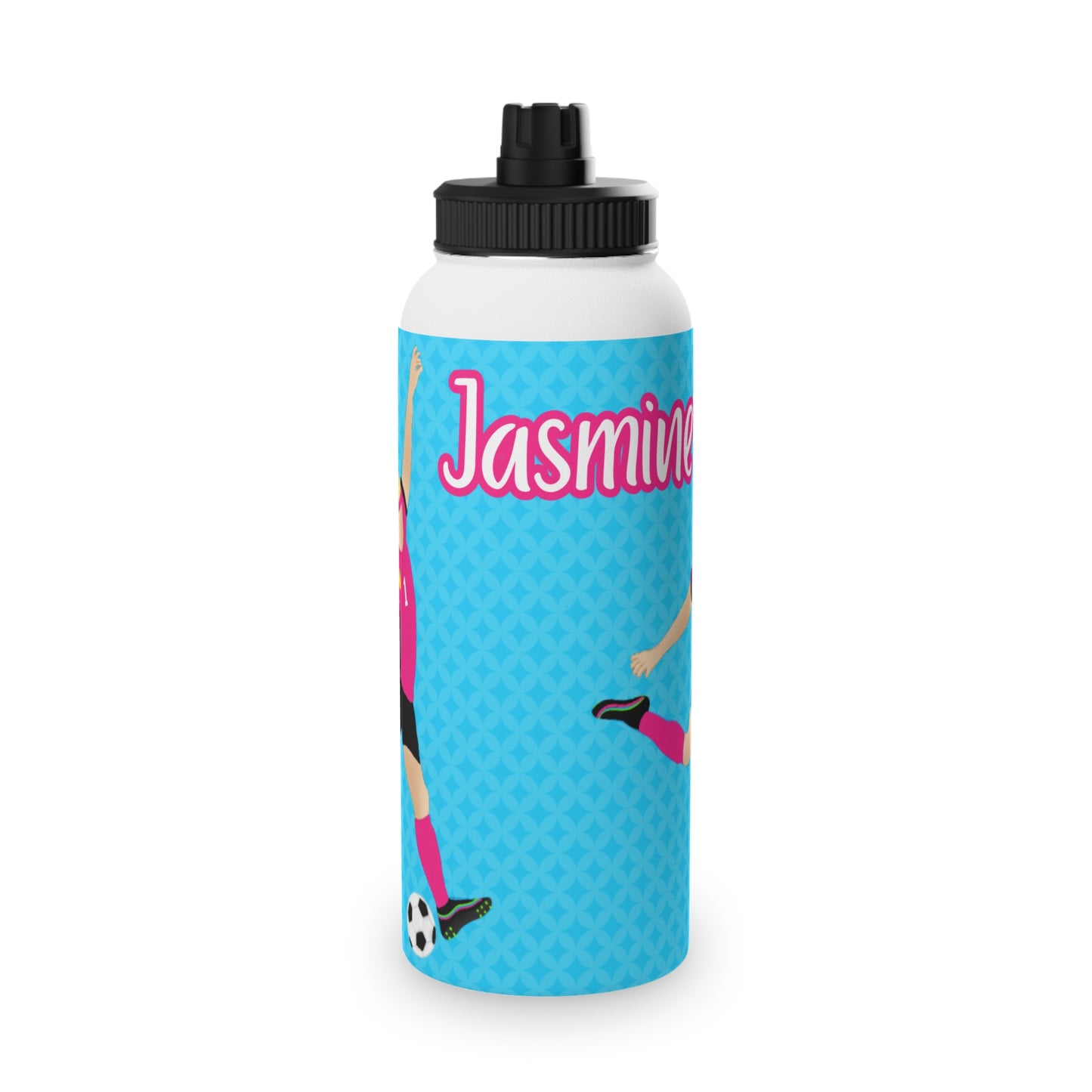 Fonyea Sports Soccer Girl Stainless Steel Water Bottle