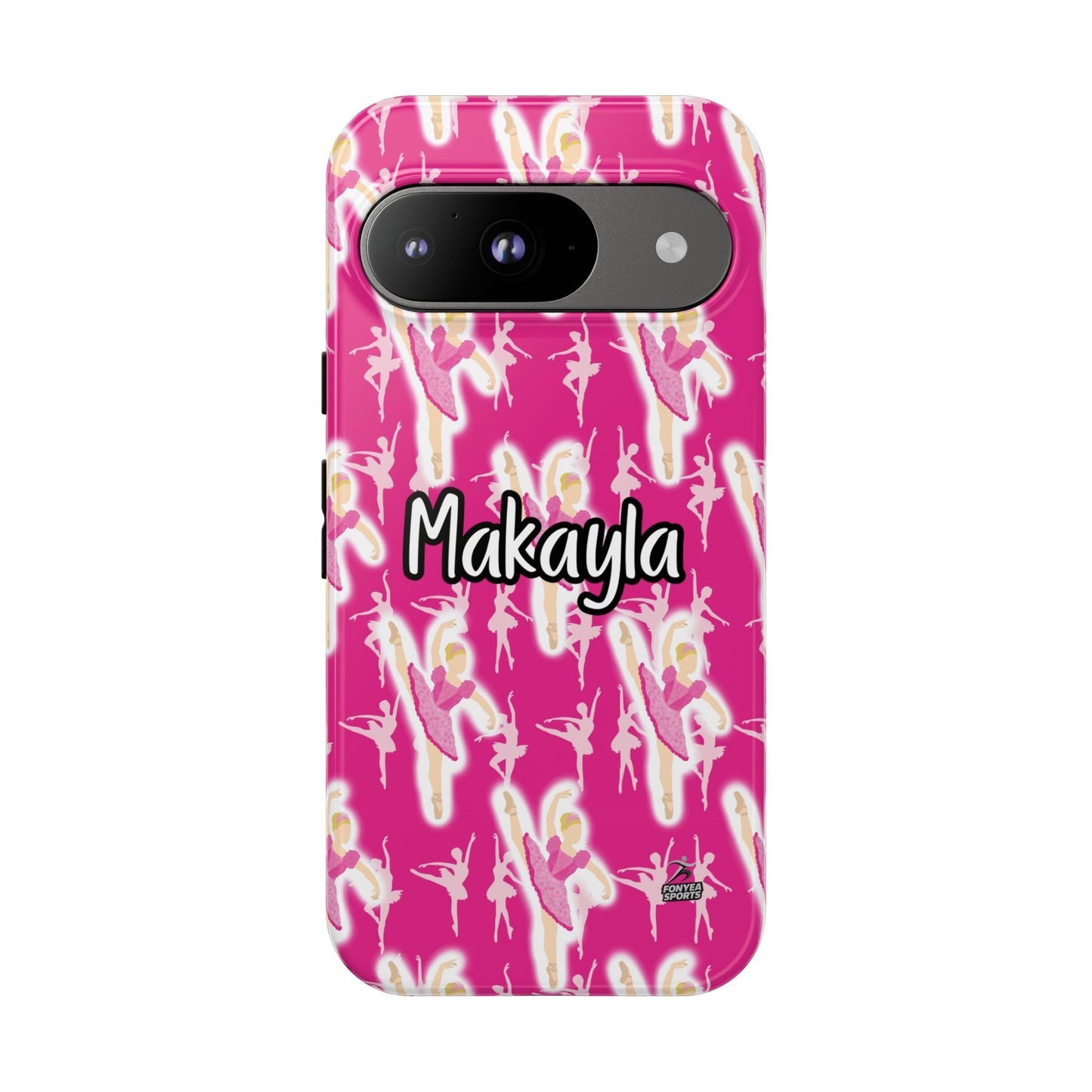 Personalized Ballerina Dancer Tough Phone Case, Fonyea Sports