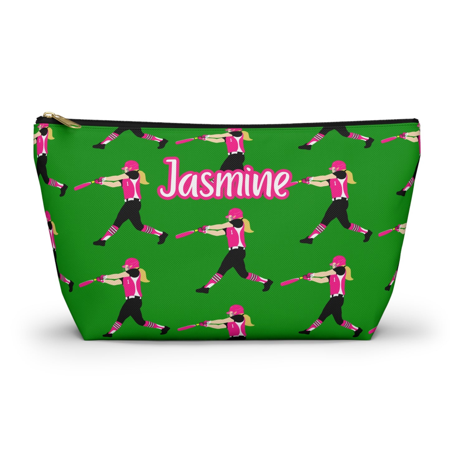 Fonyea Sports Softball Accessory Makeup Pouch Bag