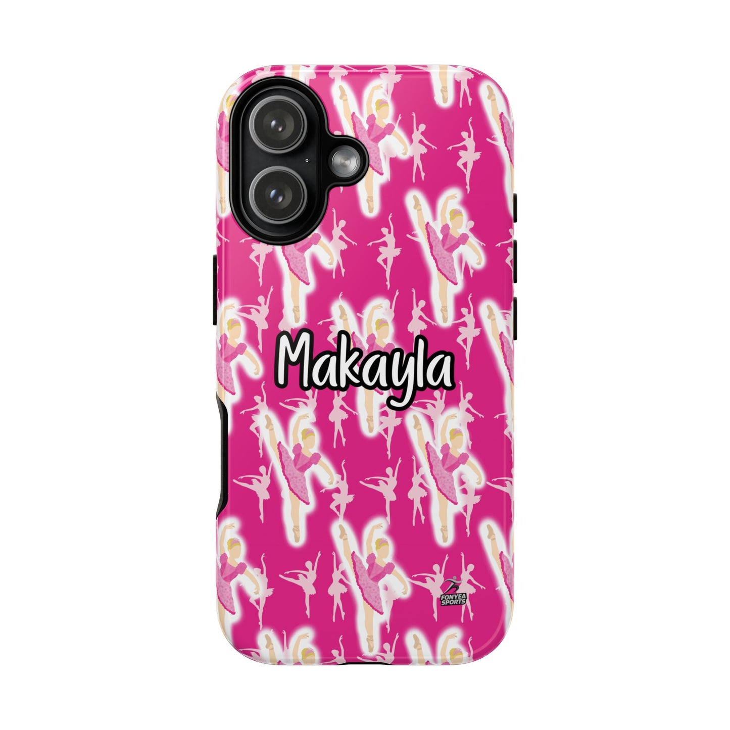 Personalized Ballerina Dancer Tough Phone Case, Fonyea Sports