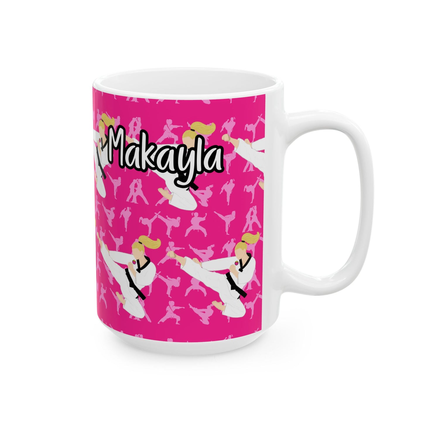 Martial Arts Ceramic Mug — Judo Karate Taekwondo Gift (11oz/15oz)