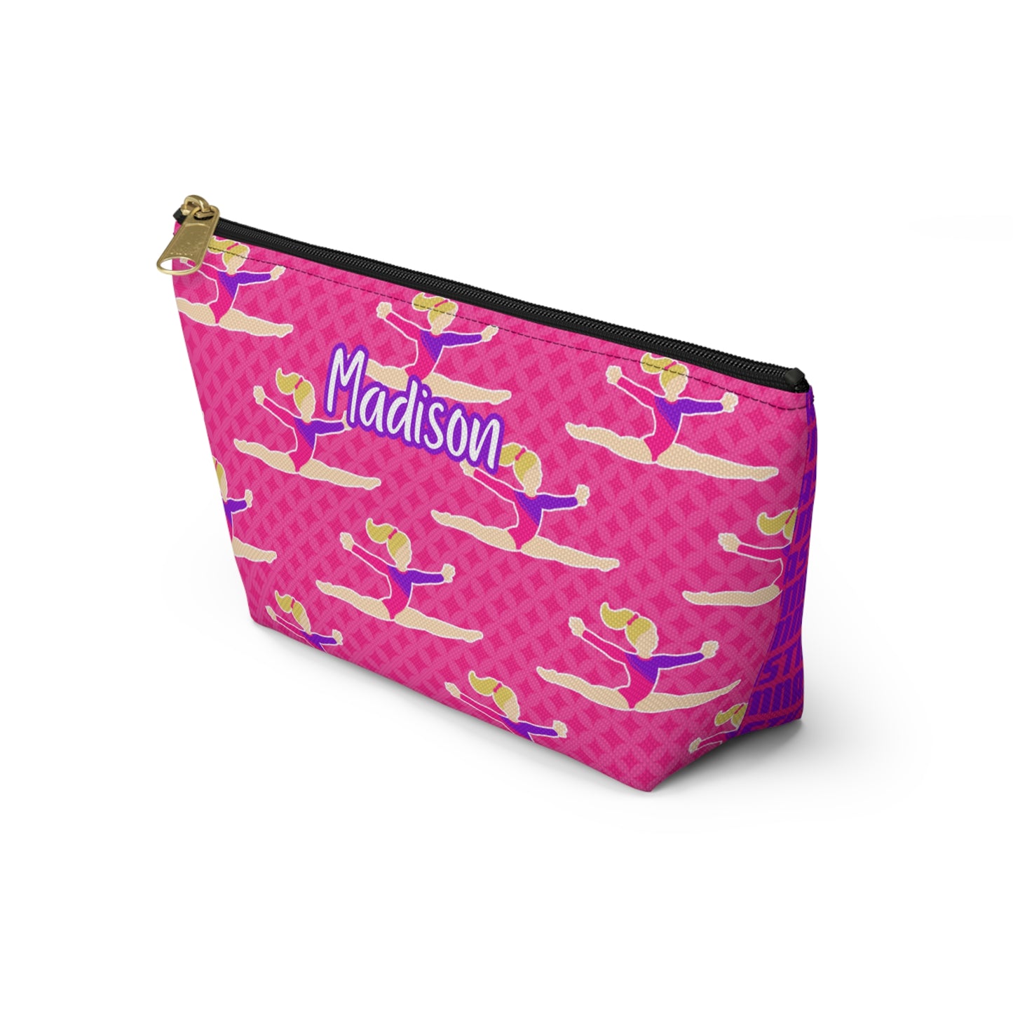 Fonyea Sports Gymnast Pink Accessory Makeup Pouch Bag
