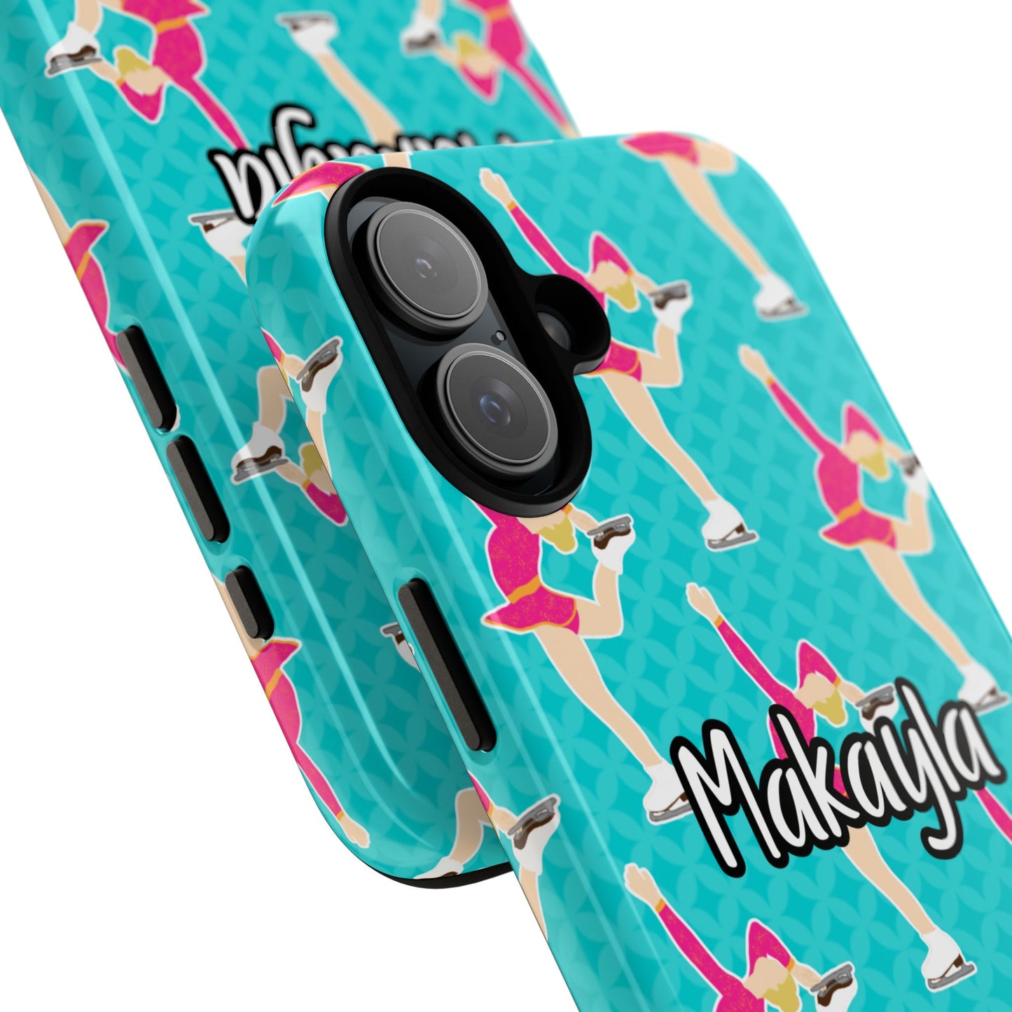 Personalized Figure Ice Skater Girl Tough Phone Case, Fonyea Sports