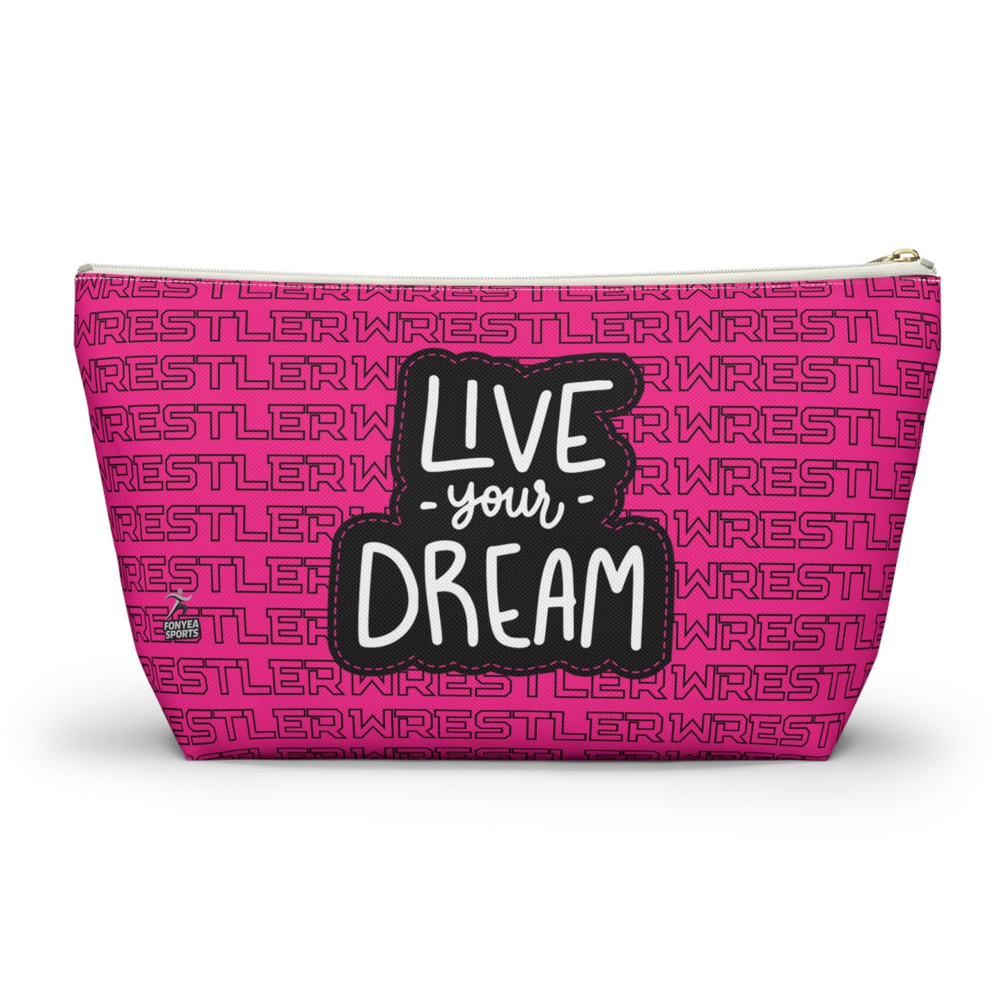 Fonyea Sports Wrestler Girl Accessory Makeup Pouch Bag