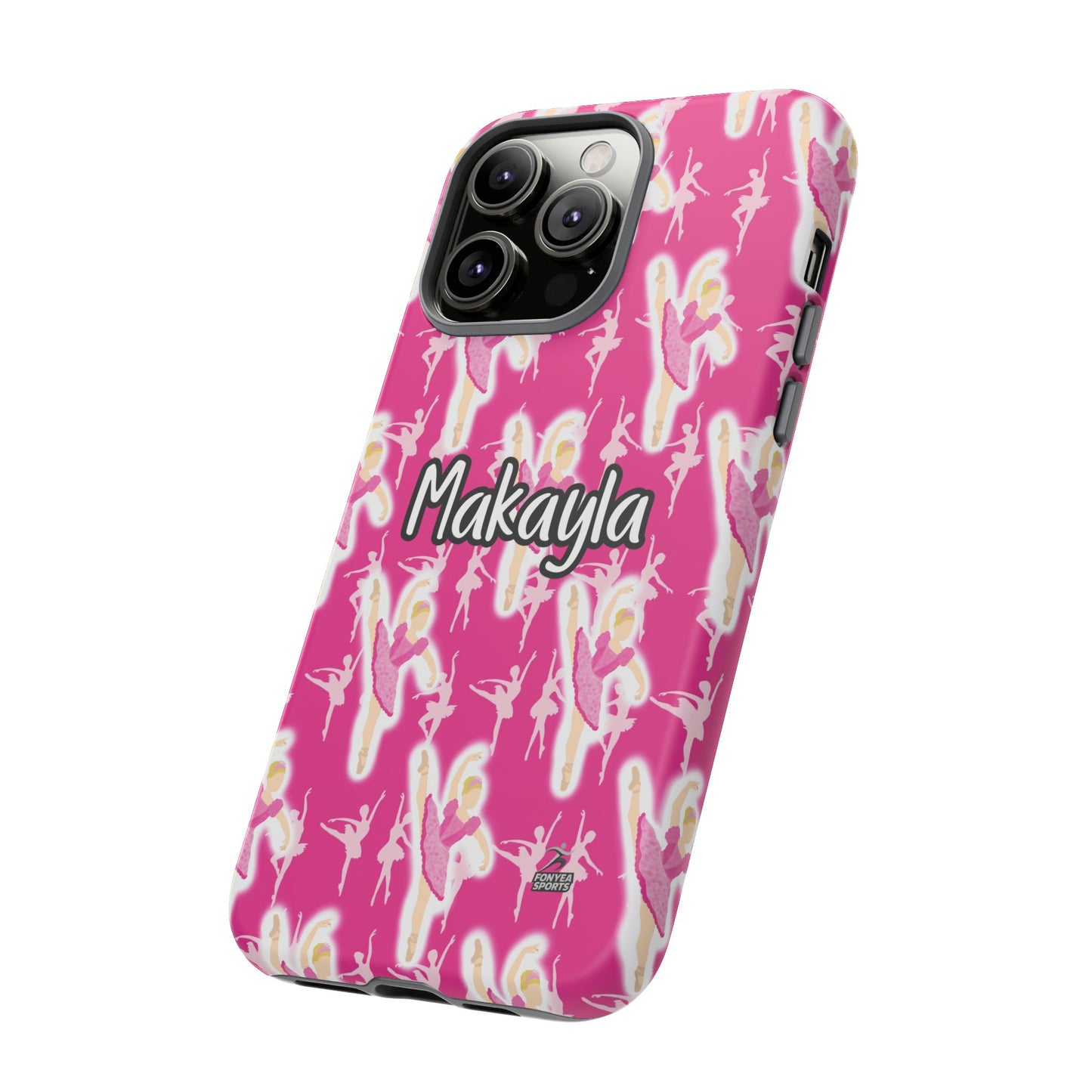 Personalized Ballerina Dancer Tough Phone Case, Fonyea Sports