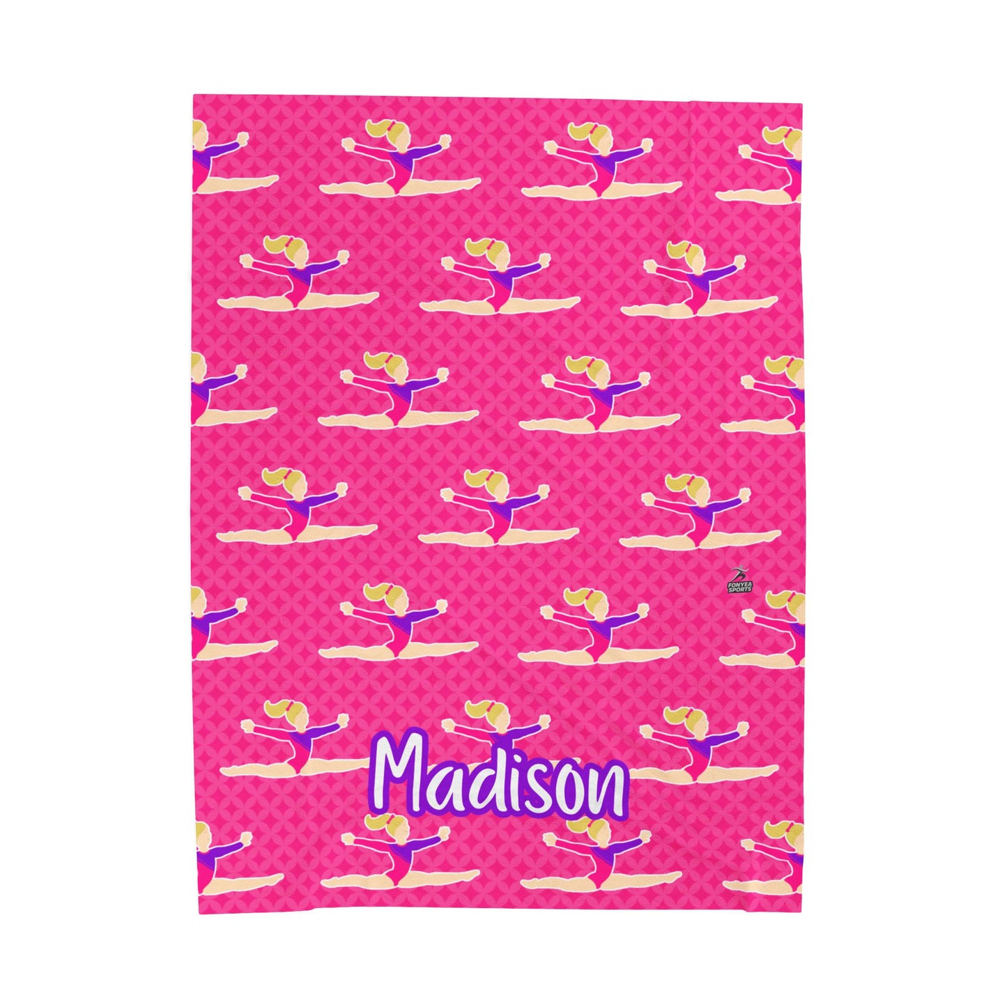 Fonyea Sports Pink Gymnast Blanket (Three Sizes)