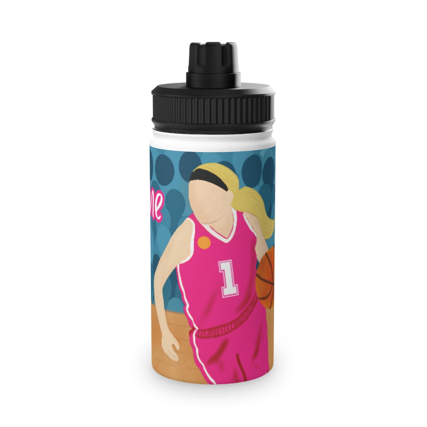 Fonyea Sports Basketball Girl Stainless Steel Water Bottle