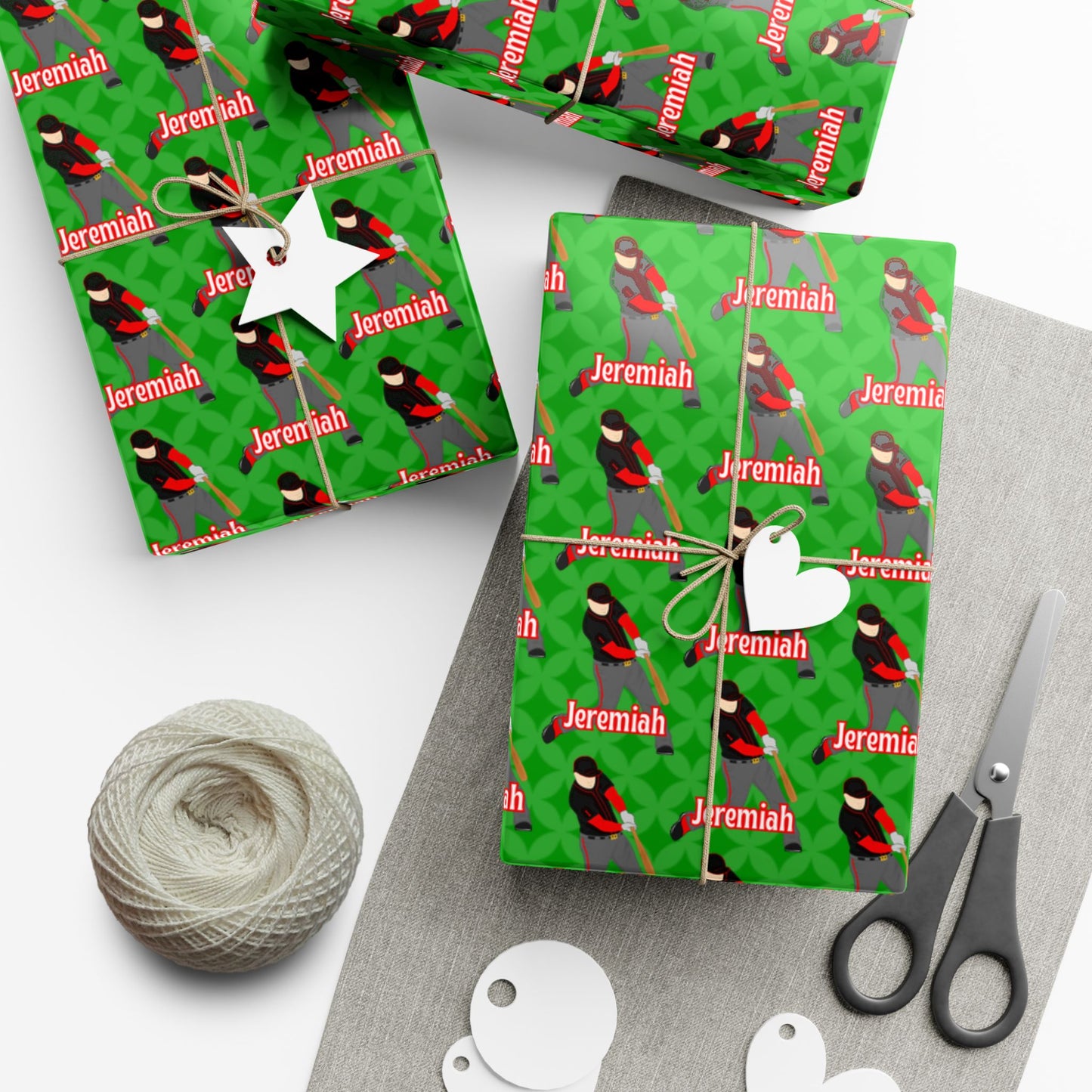Personalized Baseball Wrapping Paper, Fonyea Sports