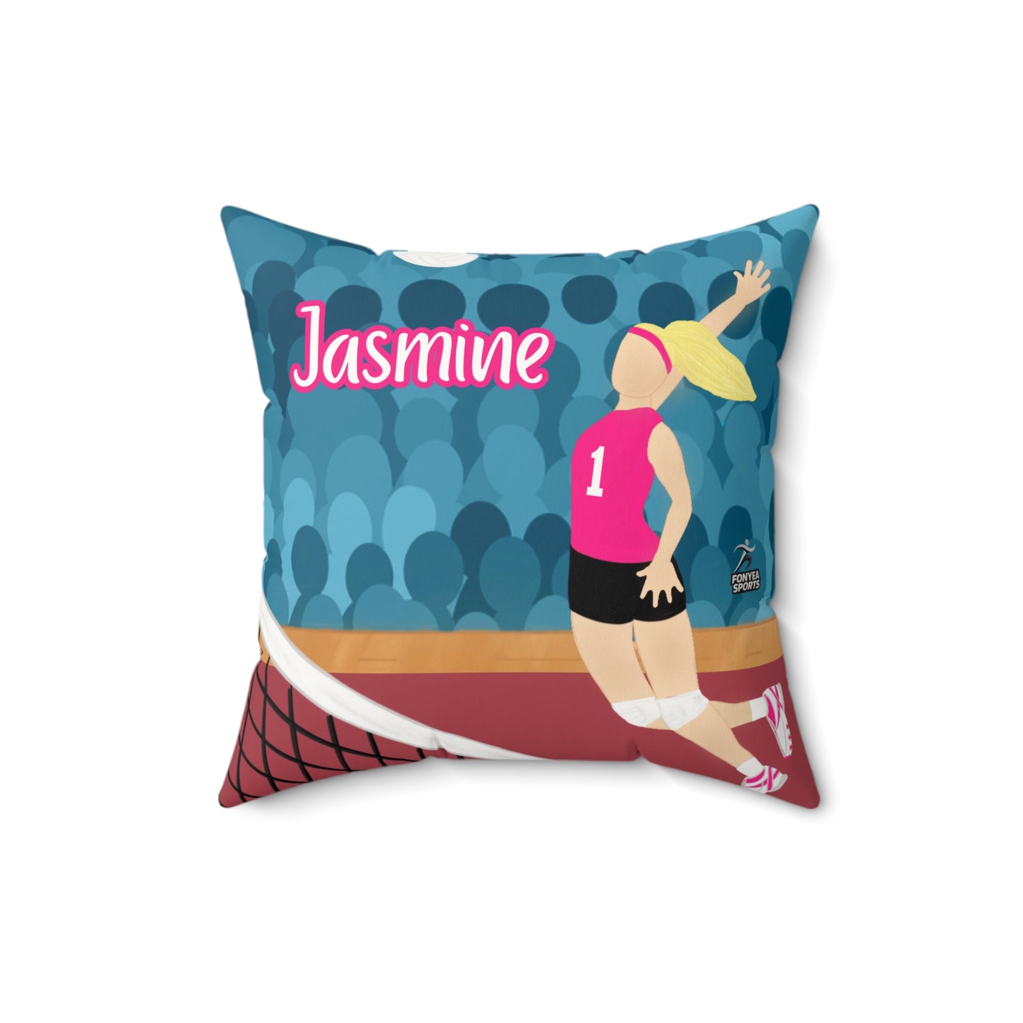 Fonyea Sports Volleyball Girl Pillow