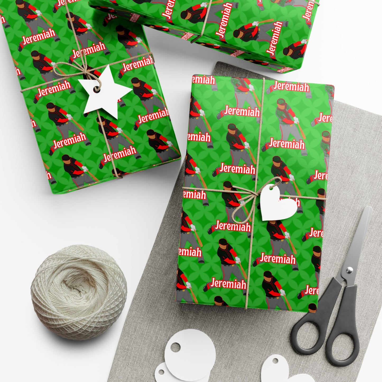 Personalized Baseball Wrapping Paper, Fonyea Sports
