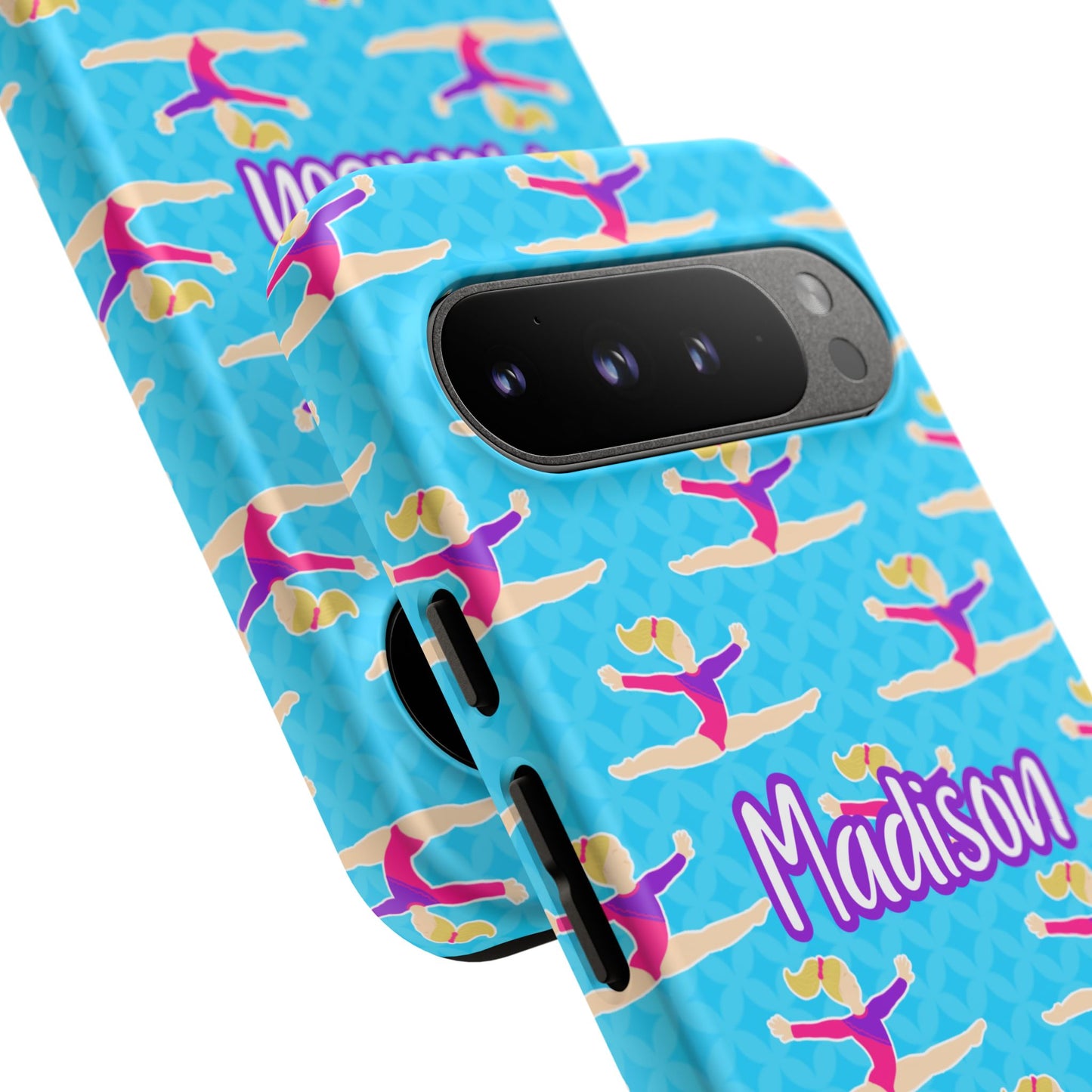 Personalized Gymnast BlueTough Phone Case, Fonyea Sports