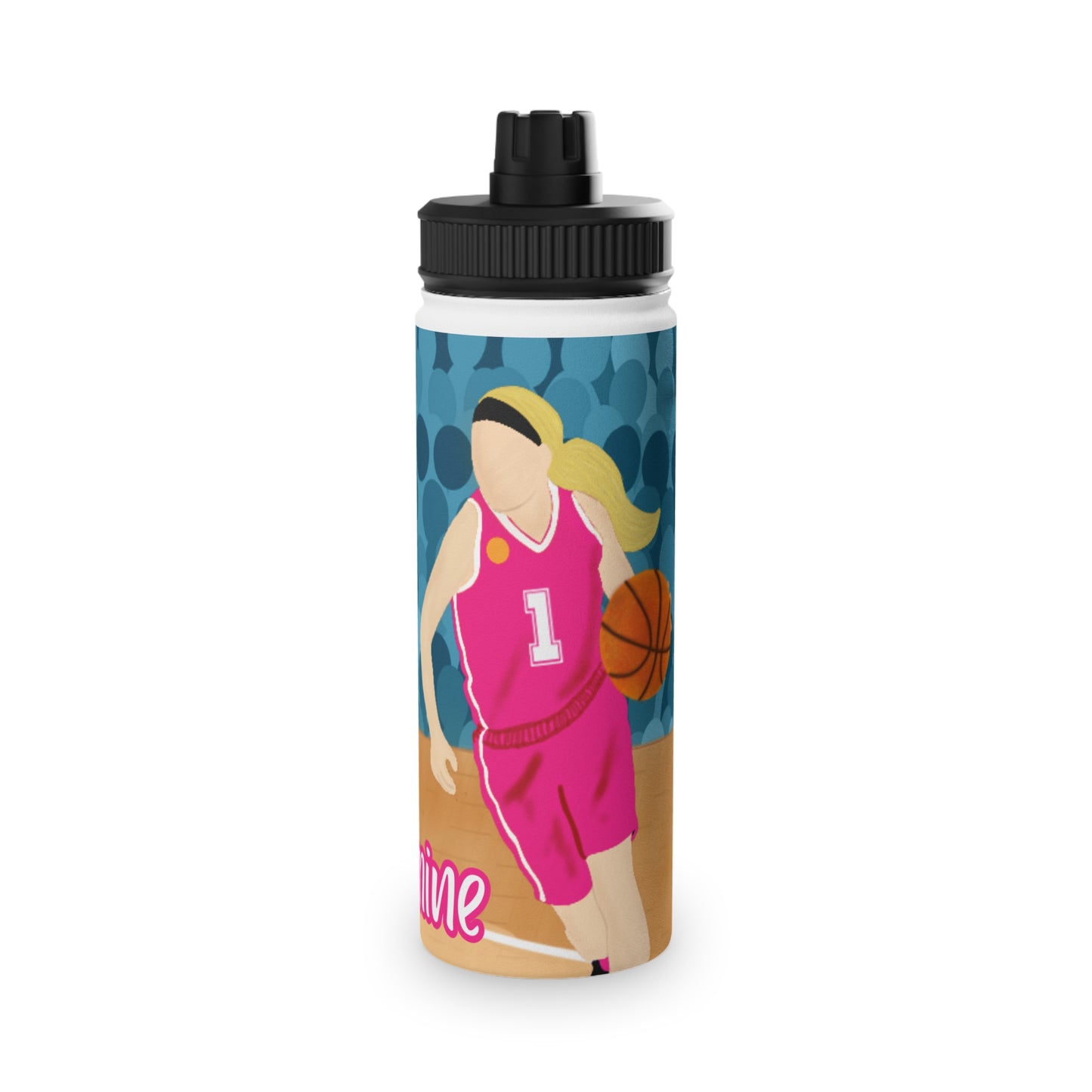 Fonyea Sports Basketball Girl Stainless Steel Water Bottle