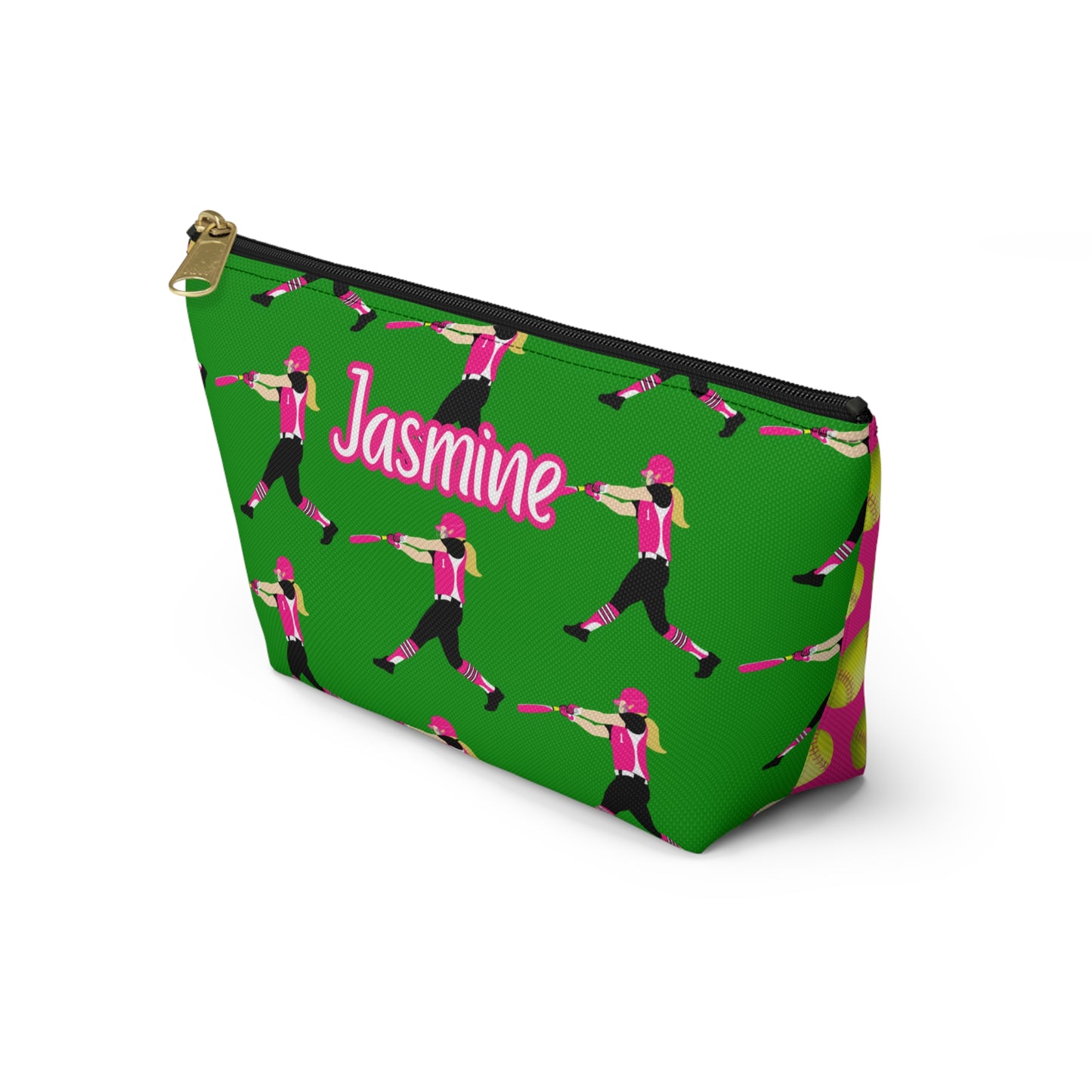 Fonyea Sports Softball Accessory Makeup Pouch Bag