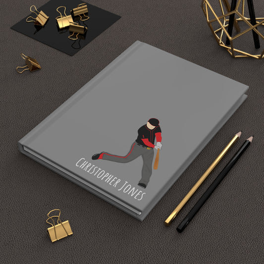 Personalized Baseball Boy Hardcover Journal Matte, Fonyea Sports