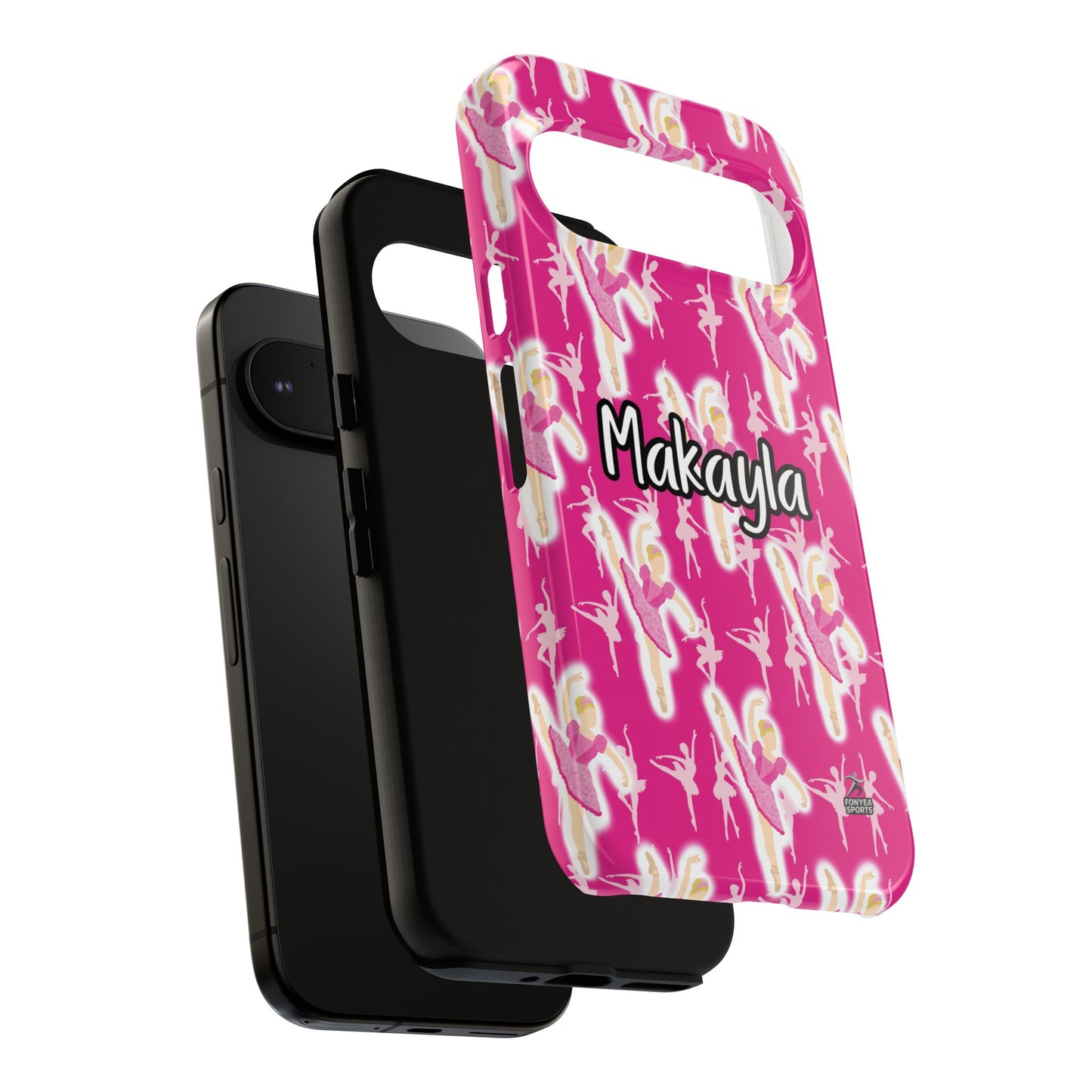 Personalized Ballerina Dancer Tough Phone Case, Fonyea Sports