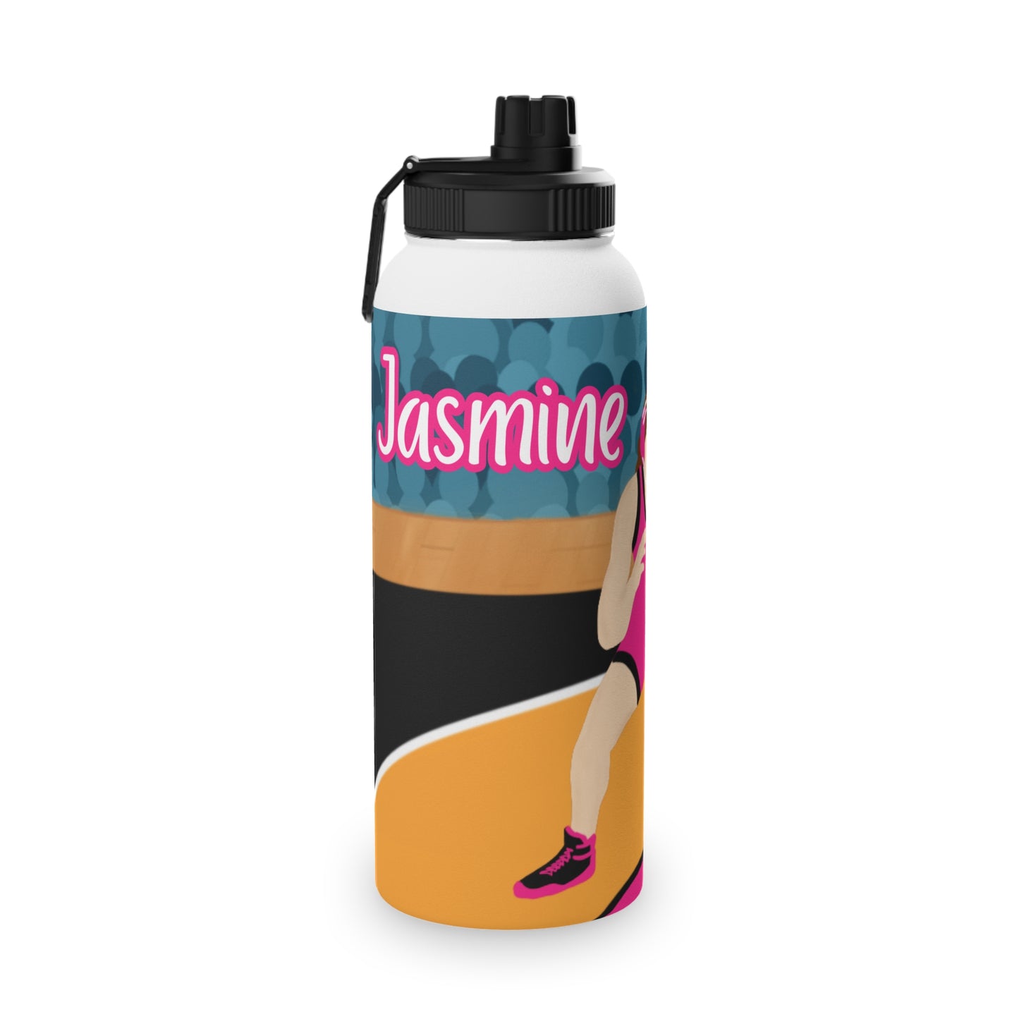 Fonyea Sports Wrestler Girl Stainless Steel Water Bottle