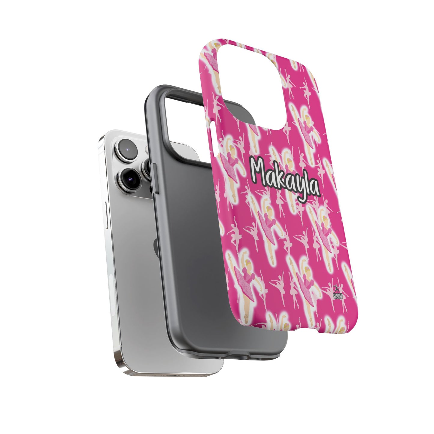 Personalized Ballerina Dancer Tough Phone Case, Fonyea Sports