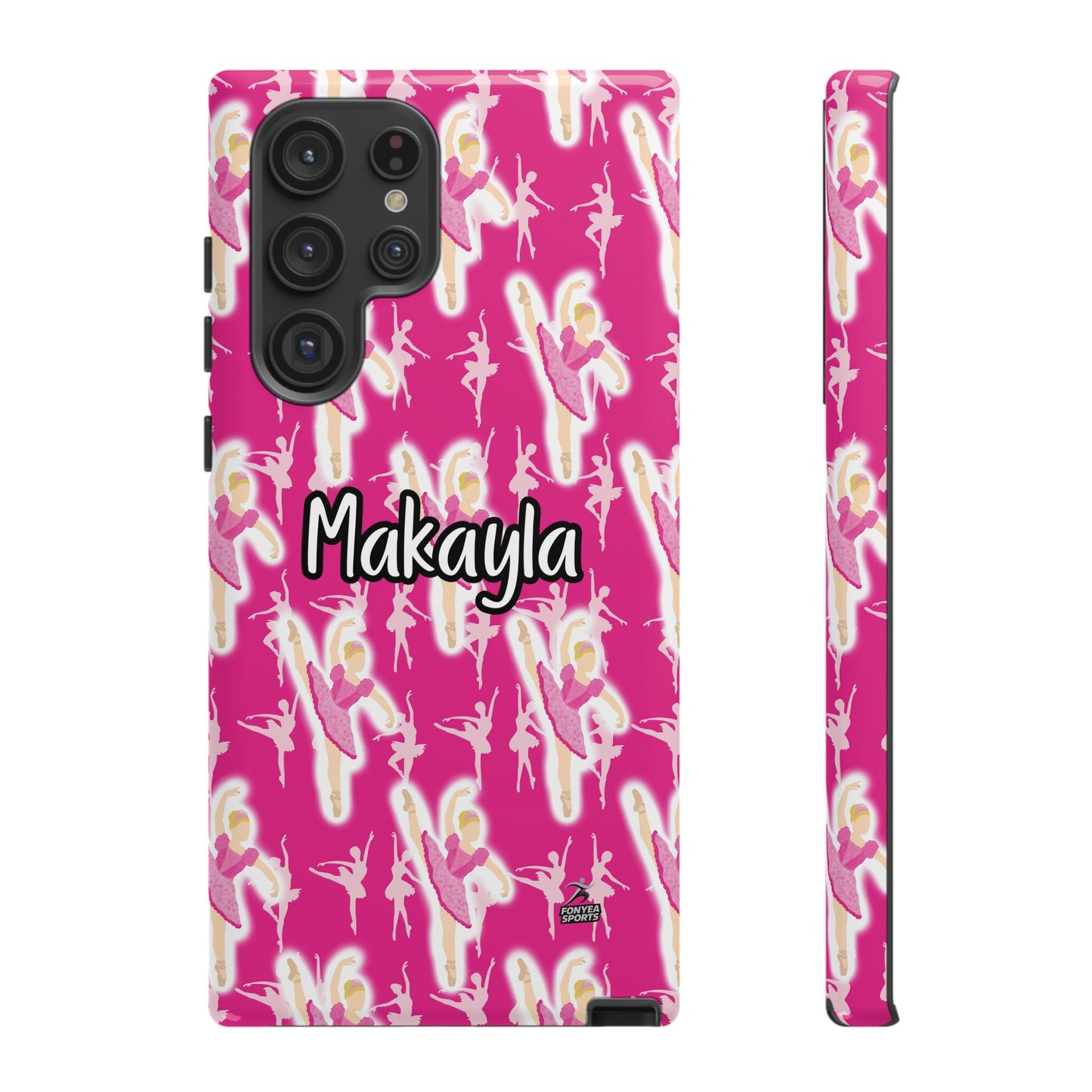 Personalized Ballerina Dancer Tough Phone Case, Fonyea Sports