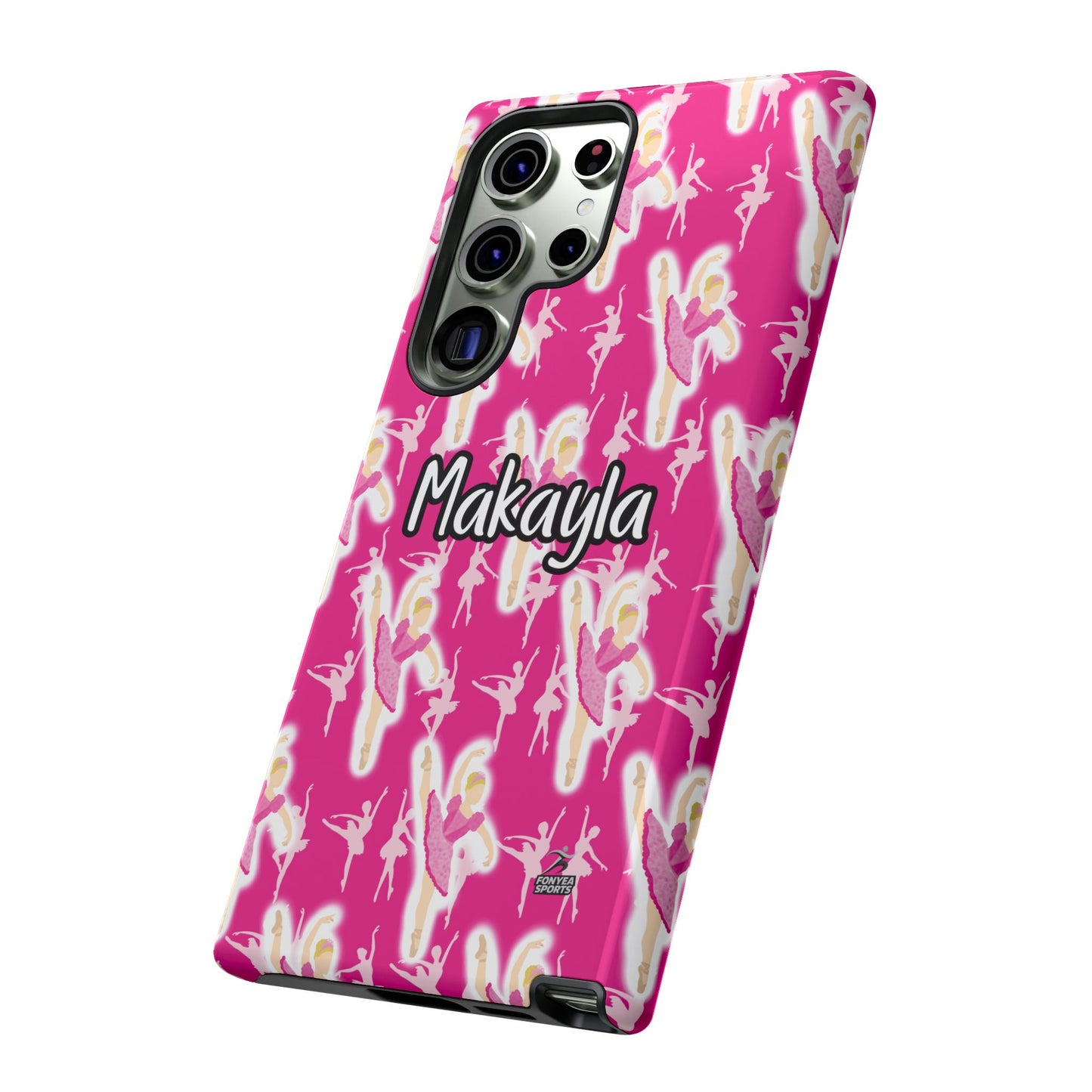 Personalized Ballerina Dancer Tough Phone Case, Fonyea Sports